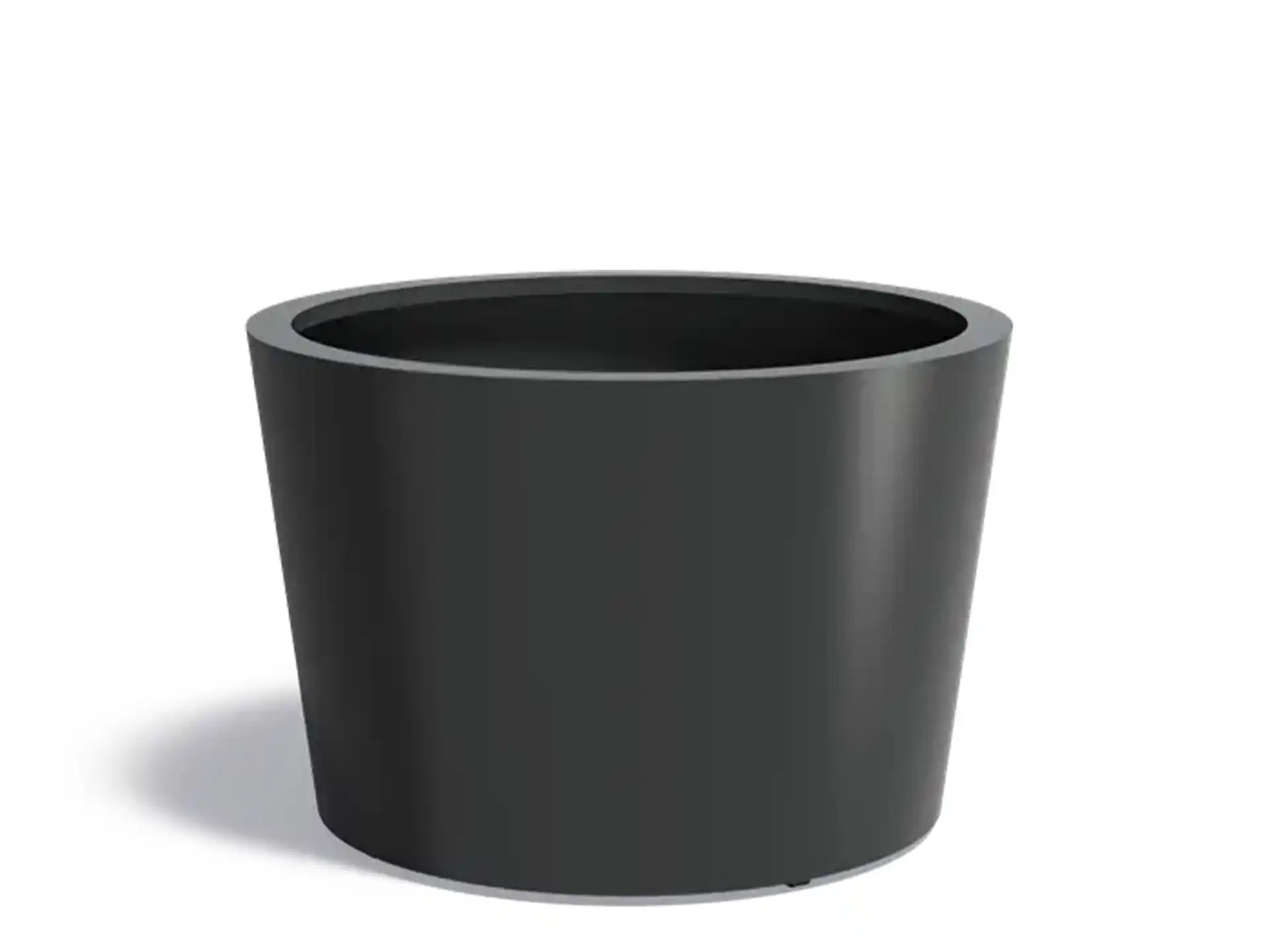 Adezz Conic Aluminium Plantenbak Rond 120 x 120 x 80 cm Zwartgrijs