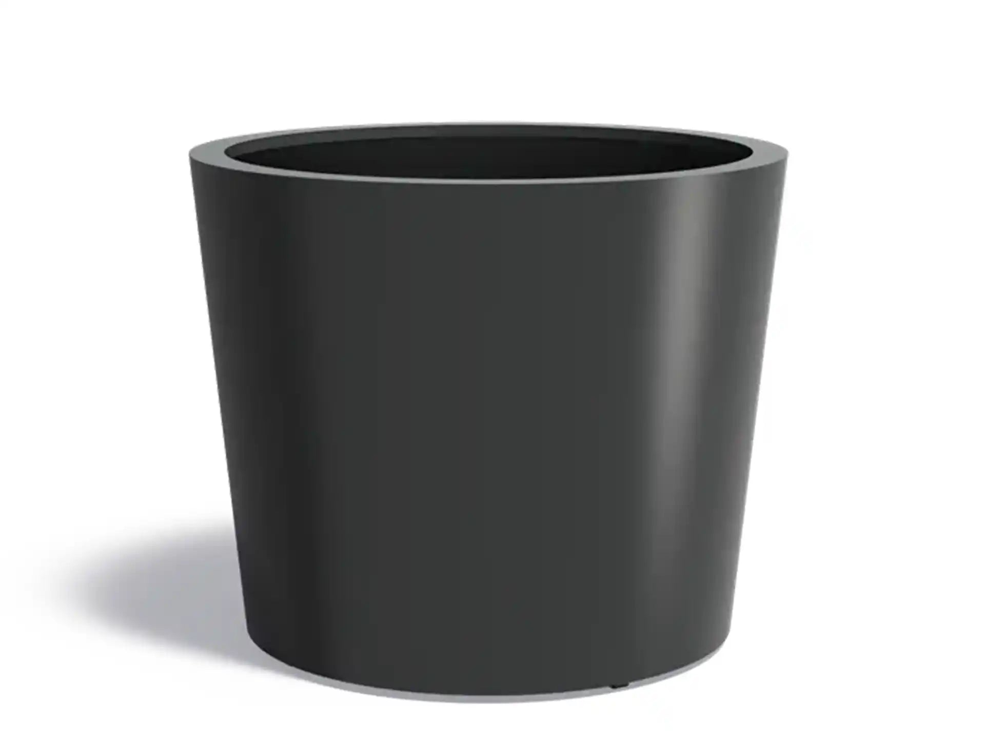 Adezz Conic Aluminium Plantenbak Rond 120 x 120 x 100 cm Zwartgrijs