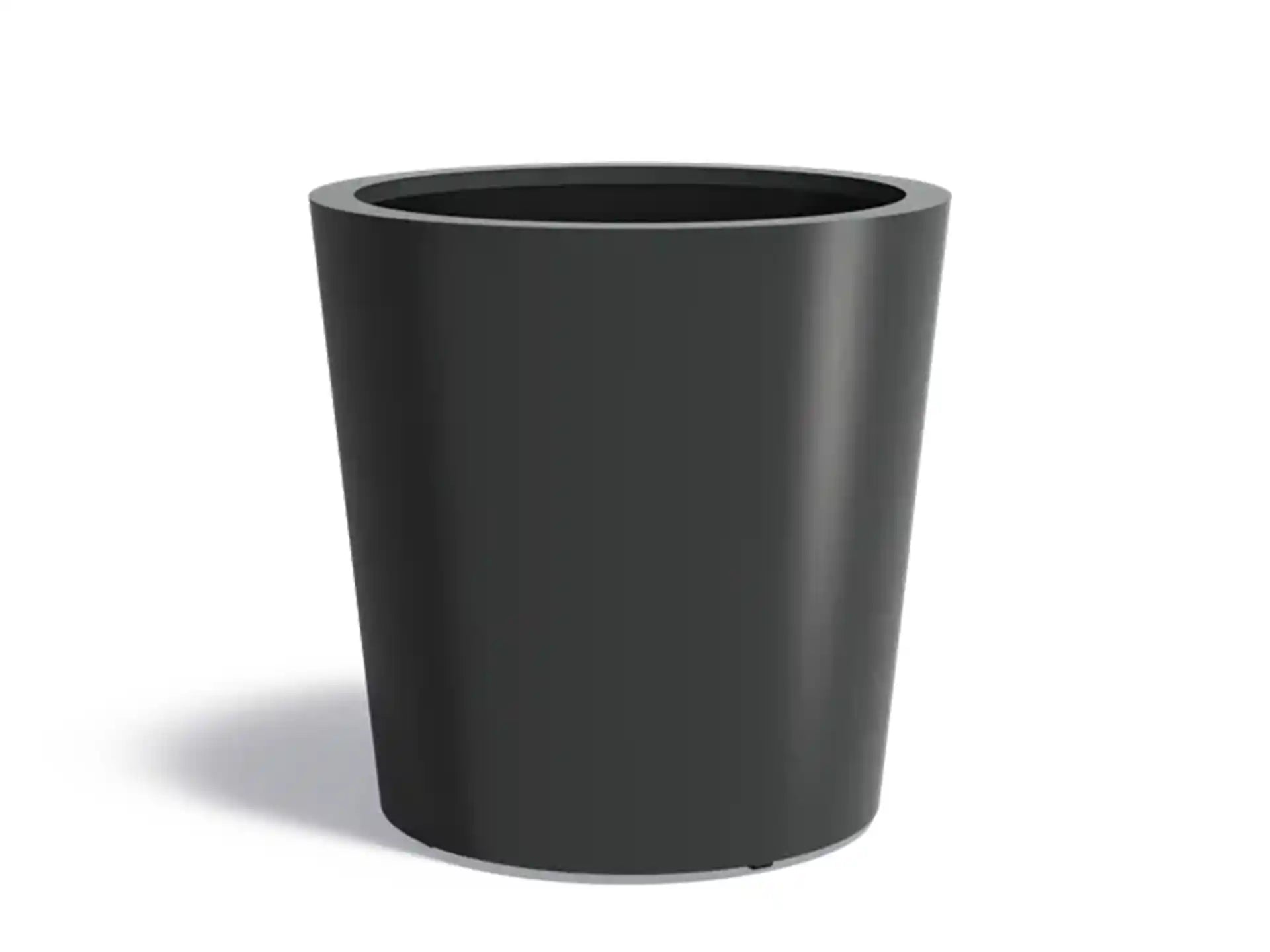 Adezz Conic Aluminium Plantenbak Rond 100 x 100 x 100 cm Zwartgrijs