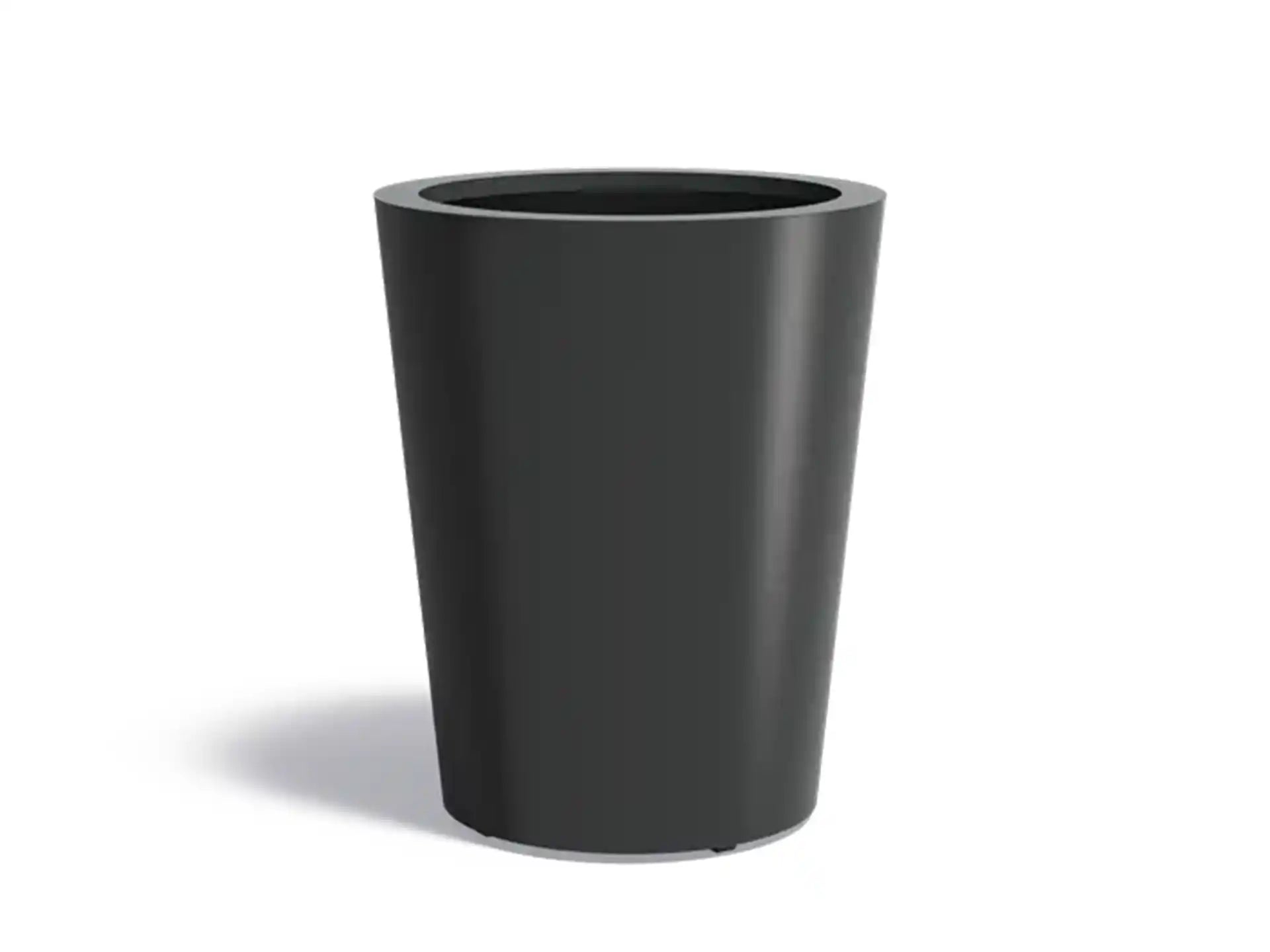 Adezz Conic Aluminium Plantenbak Rond 80 x 80 x 100 cm Zwartgrijs