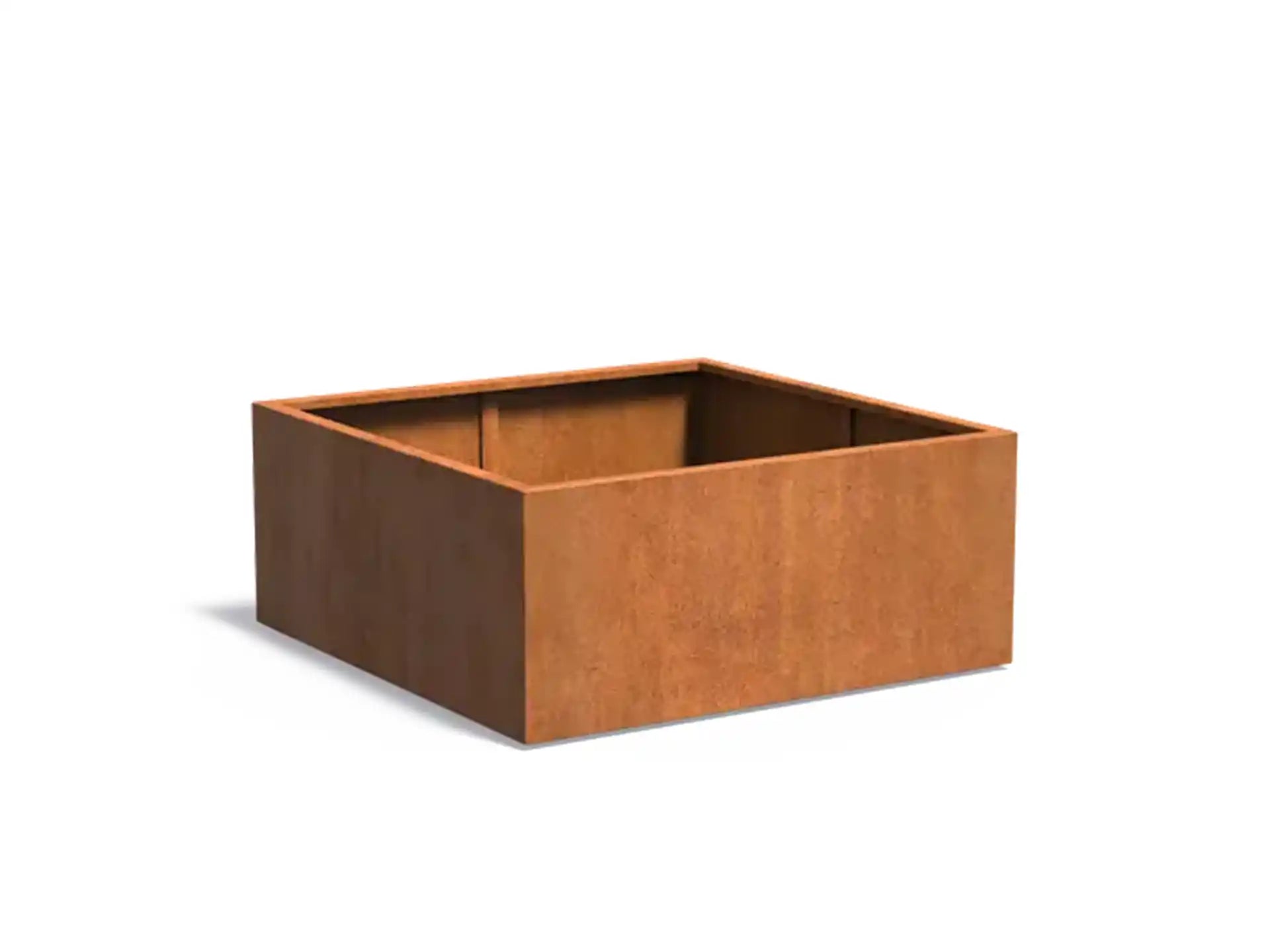 Adezz Carrez Cortenstaal Plantenbak Vierkant 140 x 140 x 60 cm - met bodem