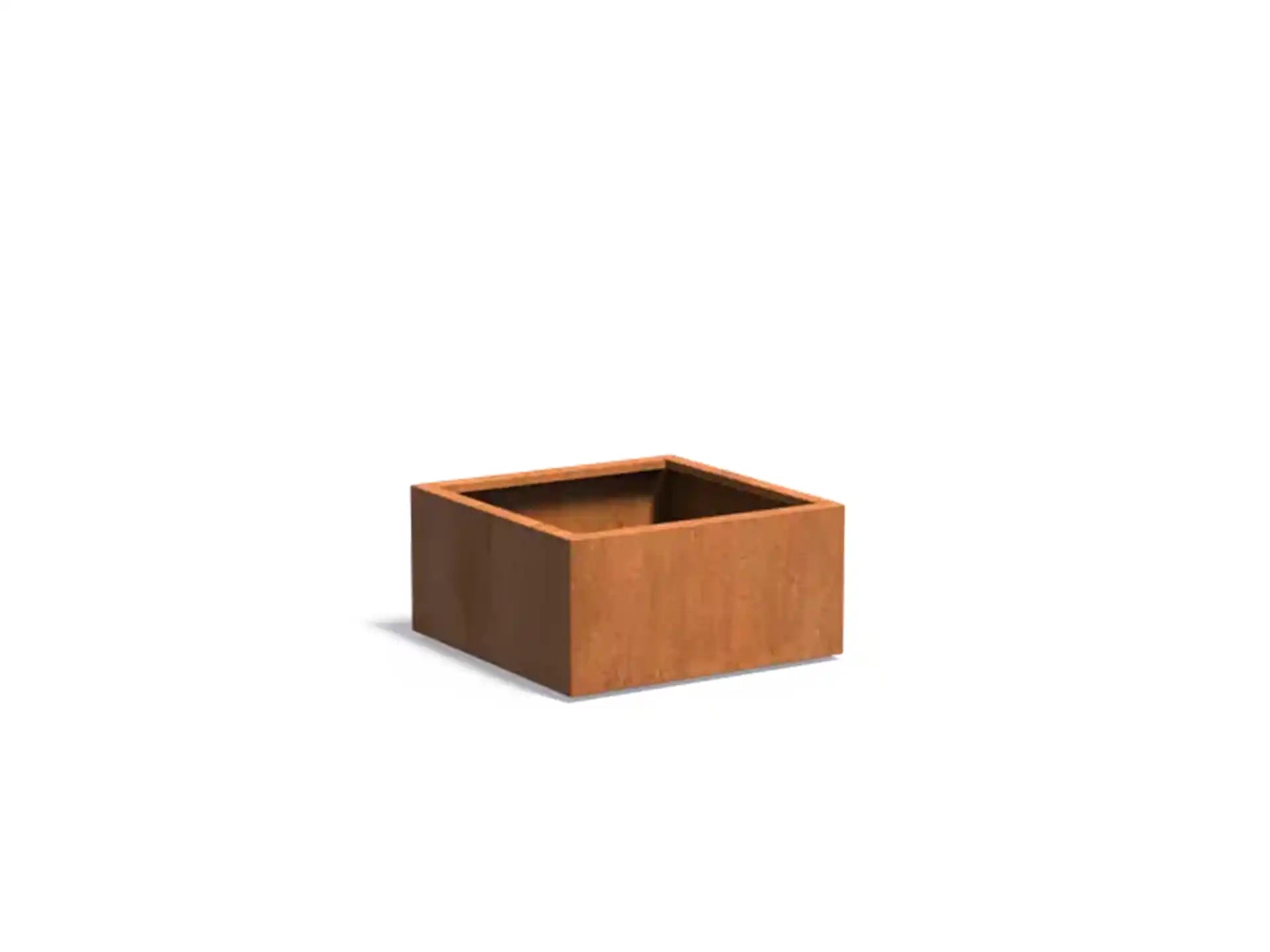 Adezz Carrez Cortenstaal Plantenbak Vierkant 80 x 80 x 40 cm - met bodem