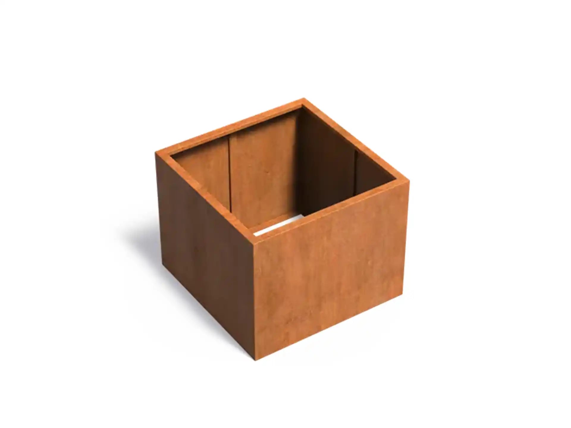 Adezz Carrez Cortenstaal Plantenbak Vierkant zonder bodem 100 x 100 x 80 cm