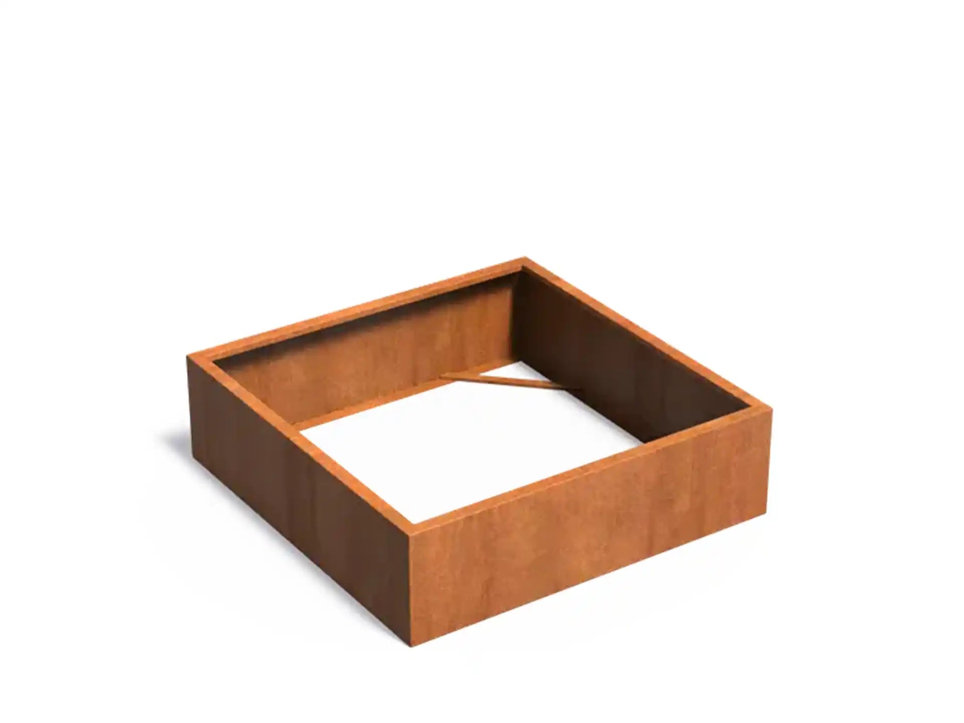 Adezz Carrez Cortenstaal Plantenbak Vierkant zonder bodem 140 x 140 x 40 cm