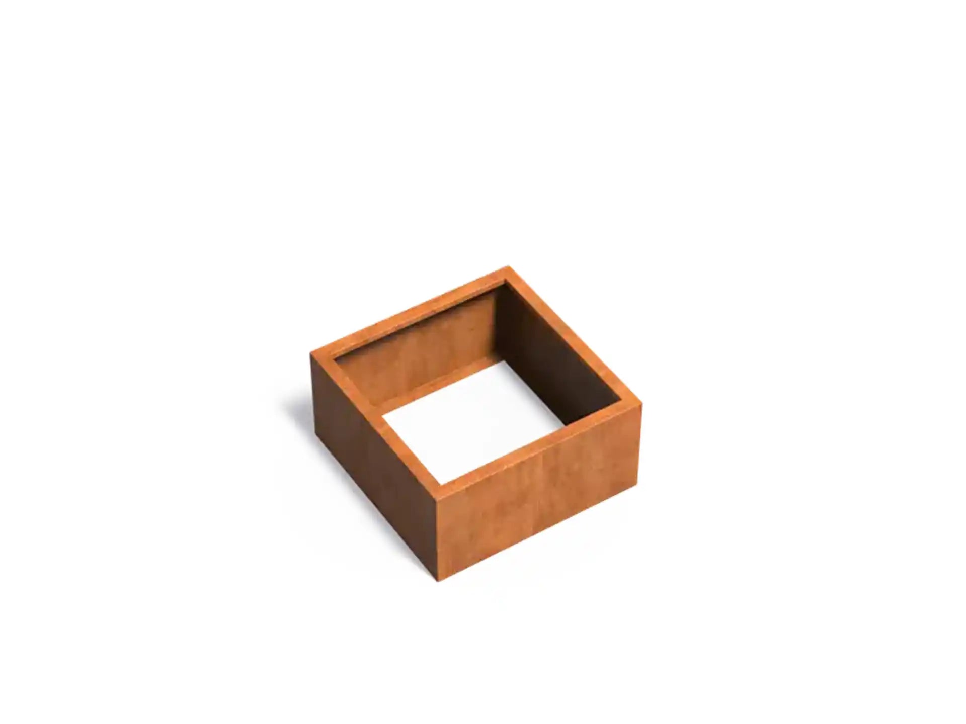 Adezz Carrez Cortenstaal Plantenbak Vierkant zonder bodem 80 x 80 x 40 cm