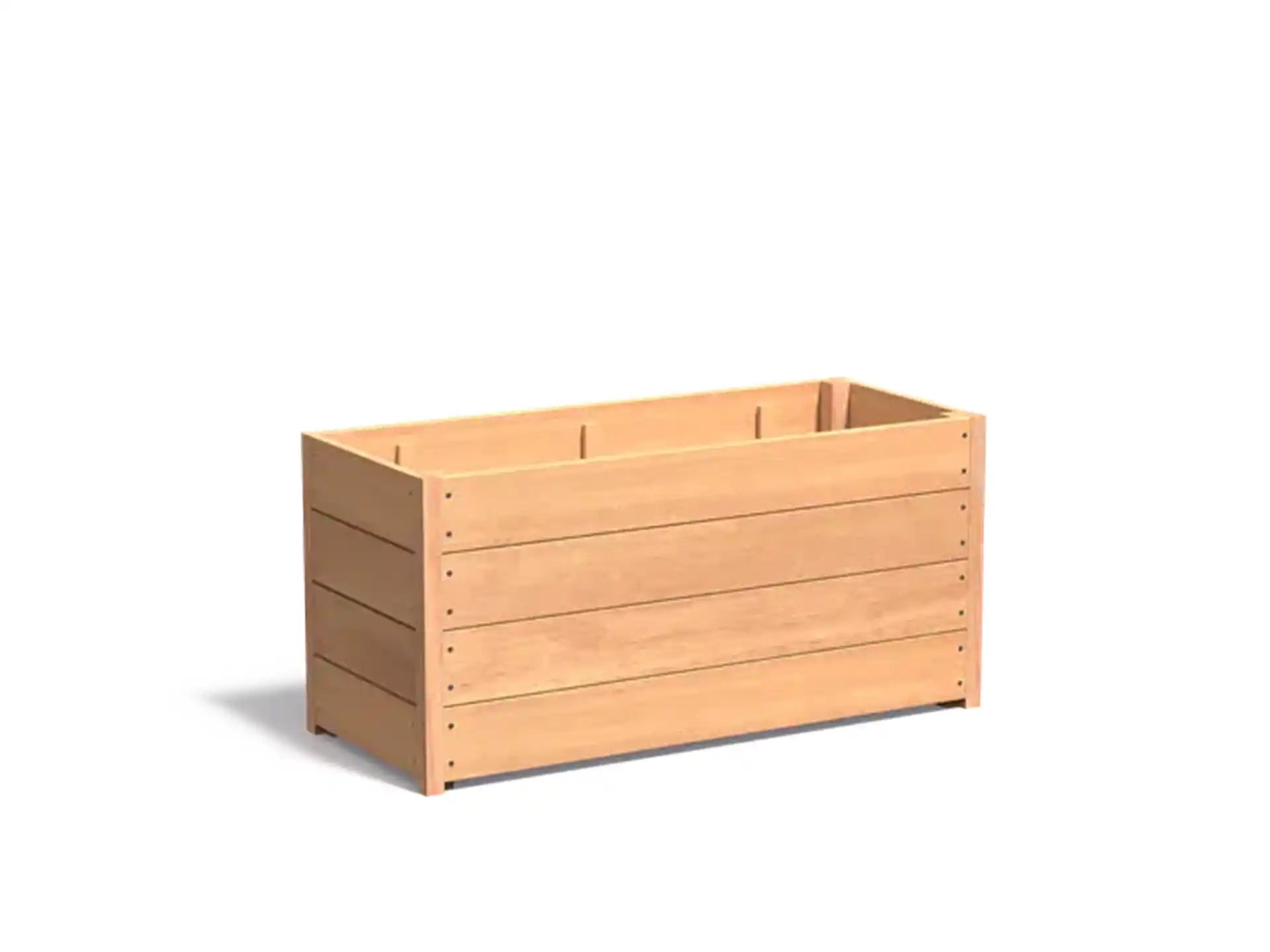 Adezz Carrez Hardhout Plantenbak Rechthoek 120 x 50 x 58 cm met bodem