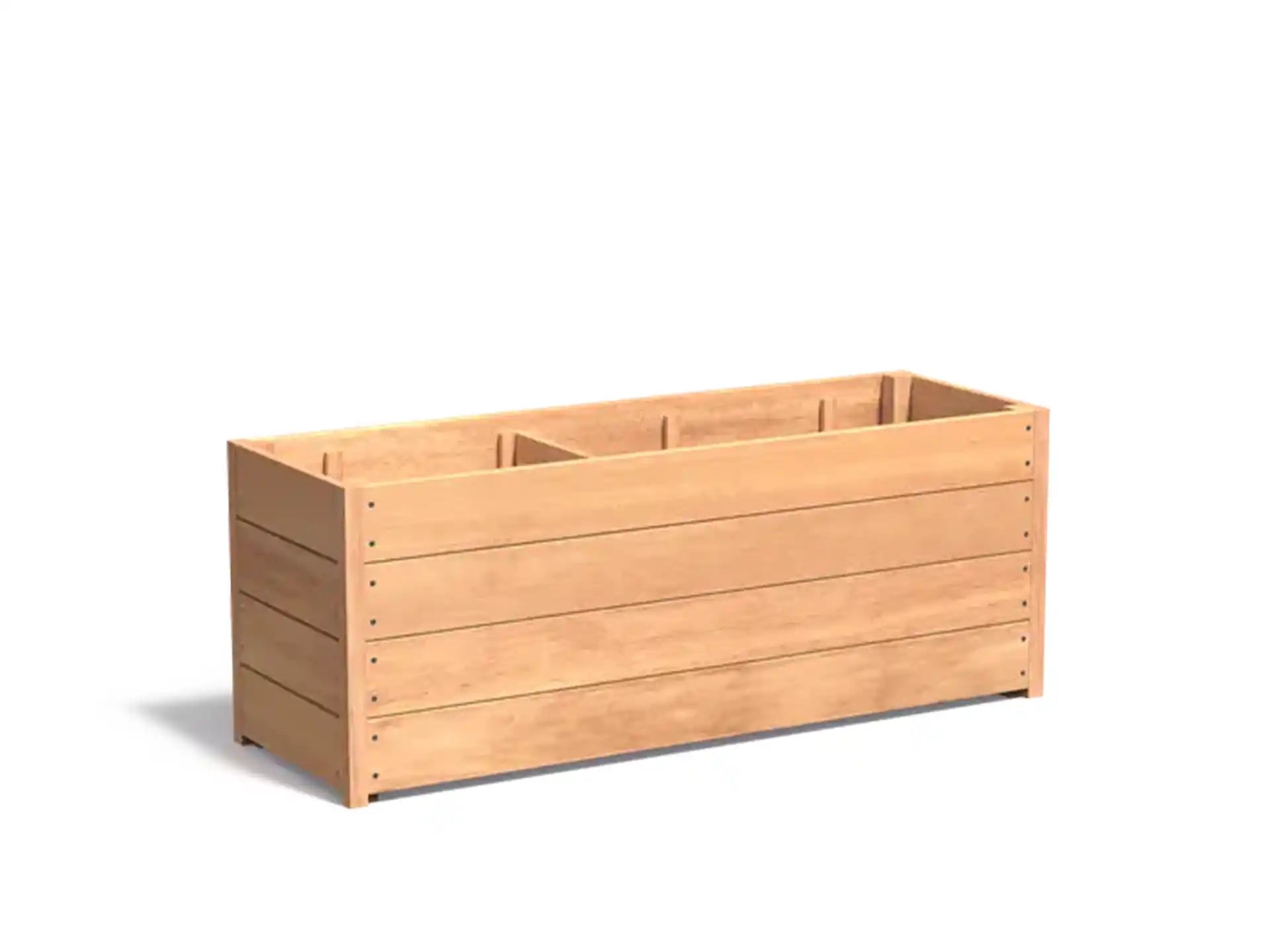 Adezz Carrez Hardhout Plantenbak Rechthoek 150 x 50 x 58 cm met bodem