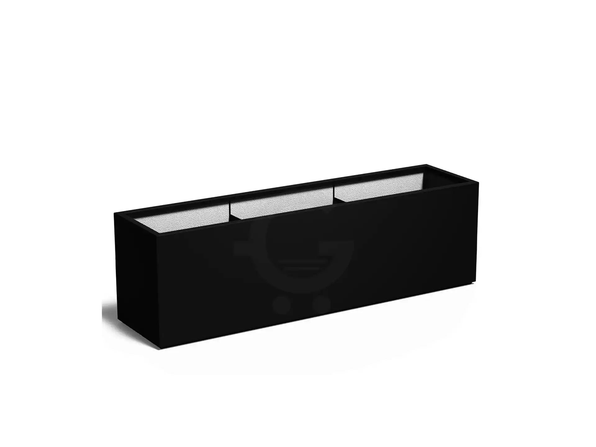 Adezz Carrez Plantenbak Polyester Rechthoek 200 x 50 x 60 cm Gitzwart