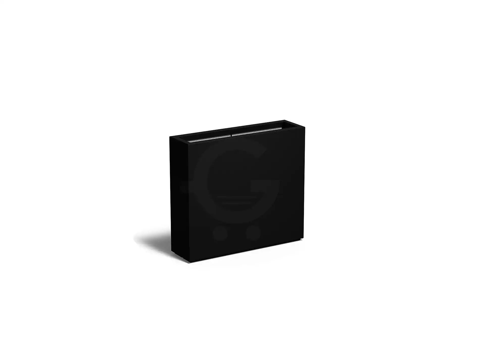 Adezz Carrez Plantenbak Polyester Rechthoek 90 x 25 x 80 cm Gitzwart