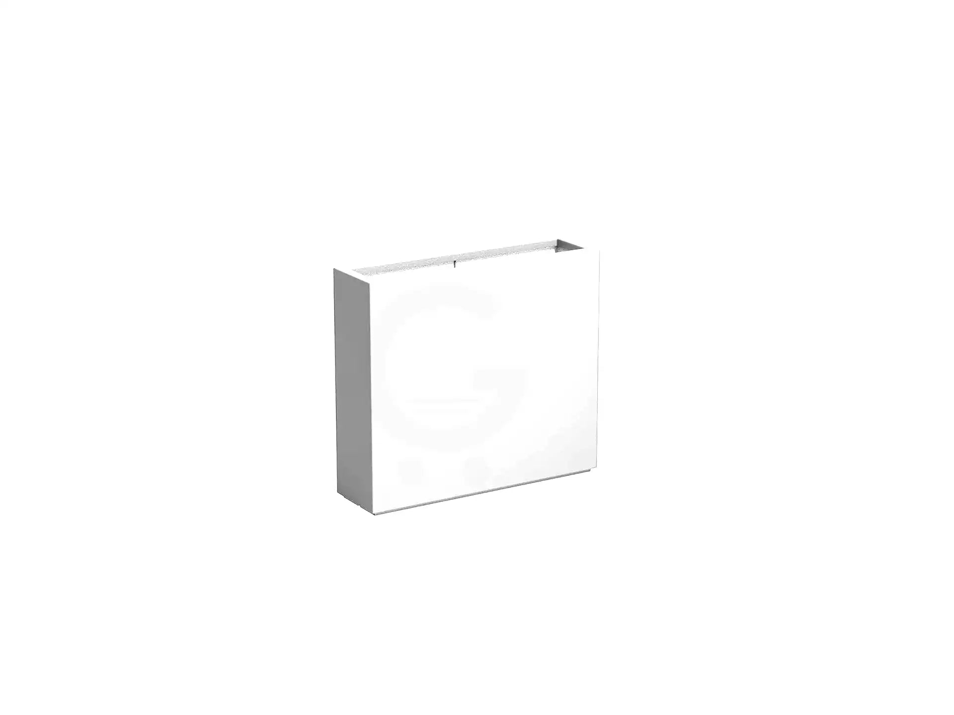 Adezz Carrez Plantenbak Polyester Rechthoek 90 x 25 x 80 cm Verkeerswit