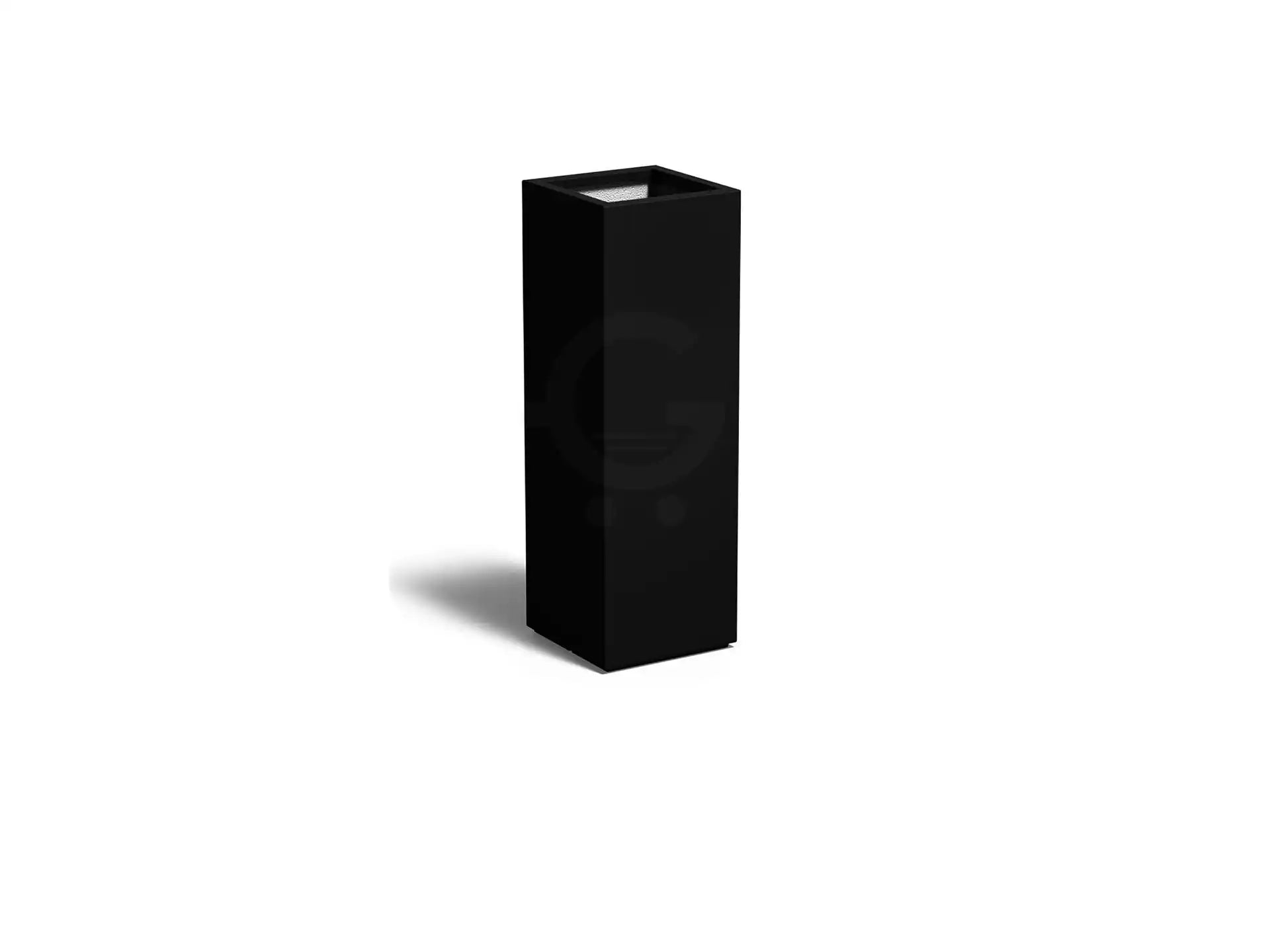 Adezz Carrez Plantenbak Polyester Vierkant 40 x 40 x 120 cm Gitzwart