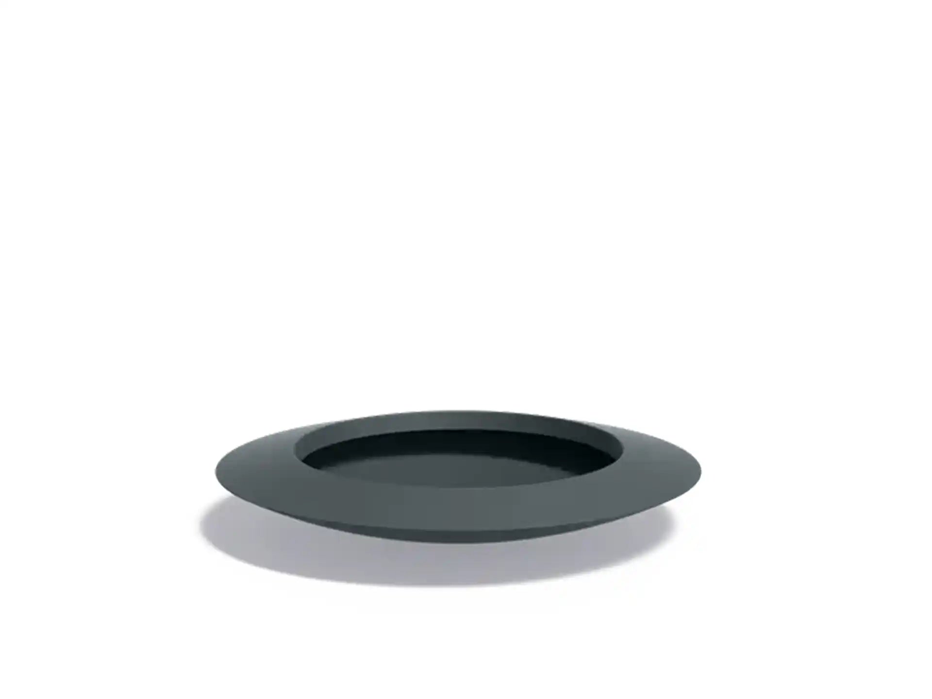 Adezz Ceder Plantenbak Polyester Rond Schaalmodel 120 x 120 x 20 cm Antracietgrijs