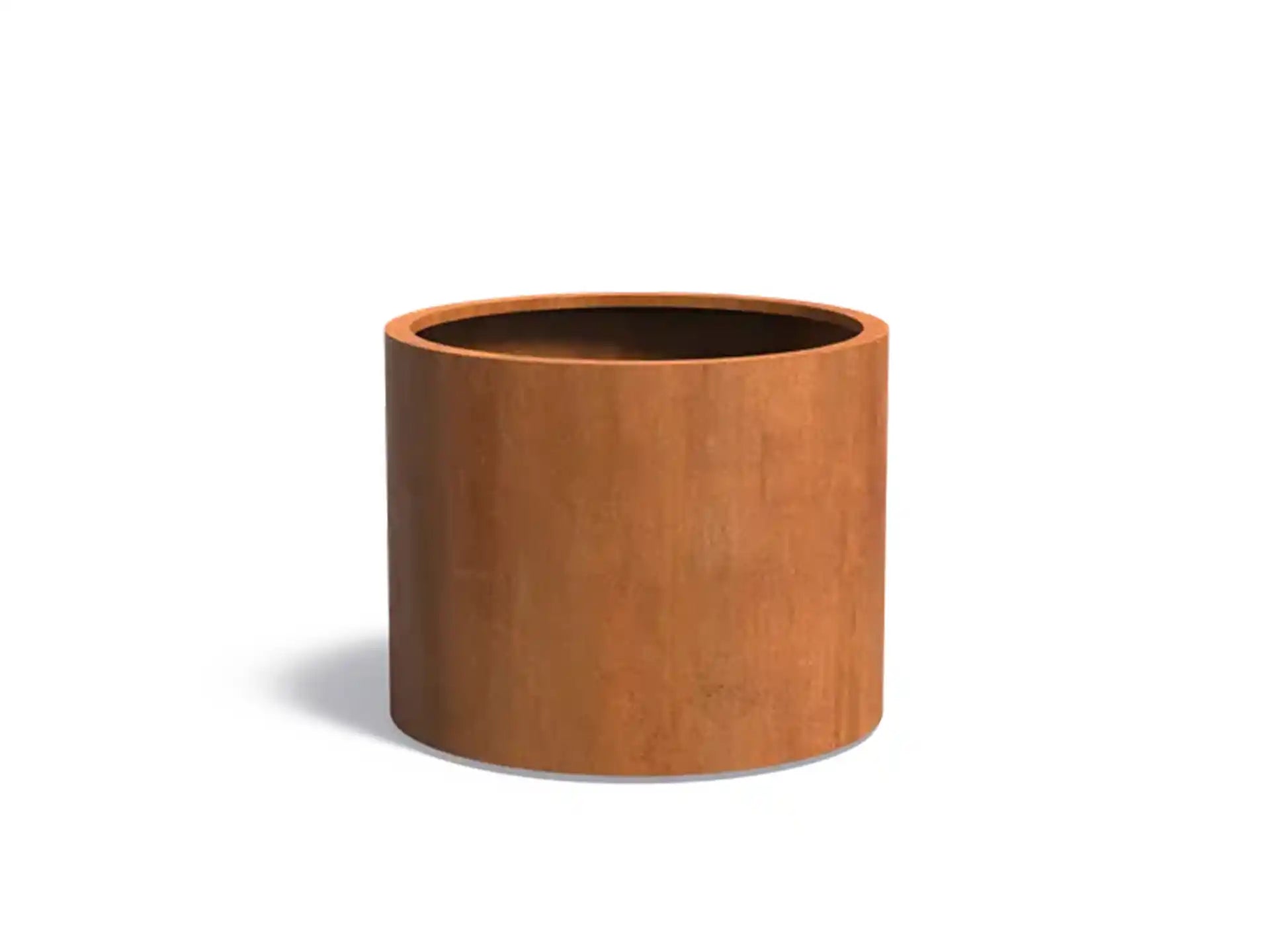 Adezz Circum Cortenstaal Plantenbak Rond Recht 100 x 100 x 80 cm - met bodem