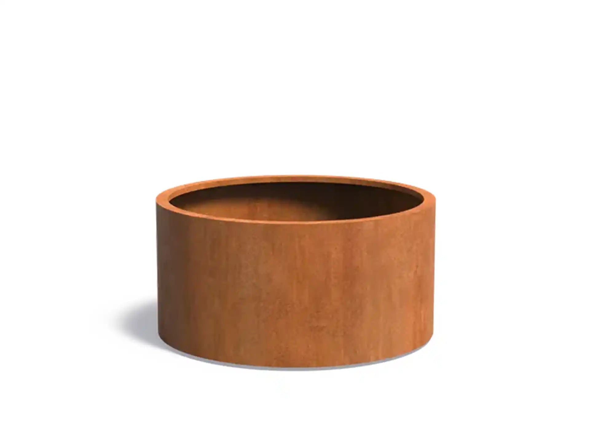 Adezz Circum Cortenstaal Plantenbak Rond Recht 120 x 120 x 60 cm - met bodem