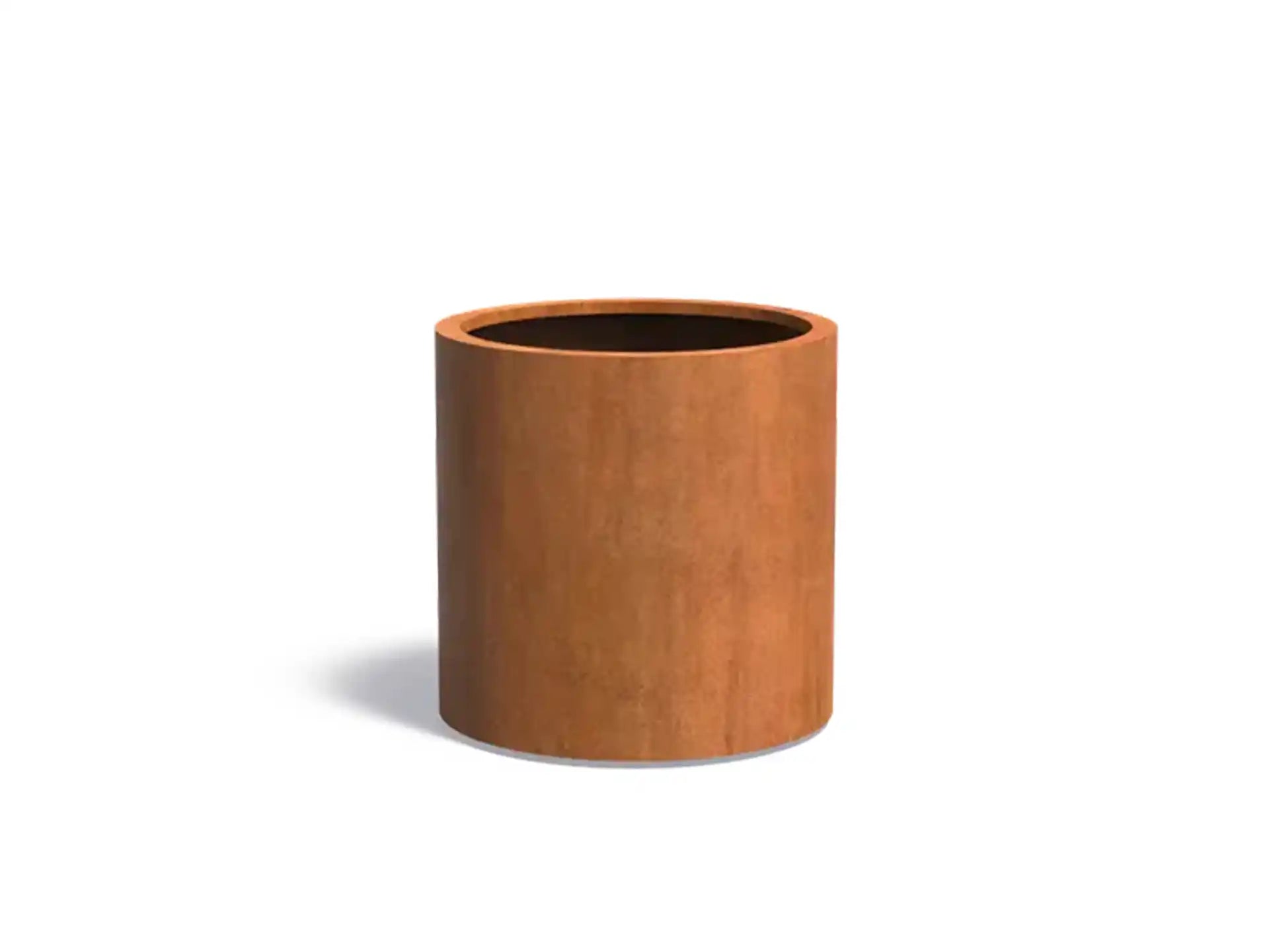 Adezz Circum Cortenstaal Plantenbak Rond Recht 80 x 80 x 80 cm - met bodem