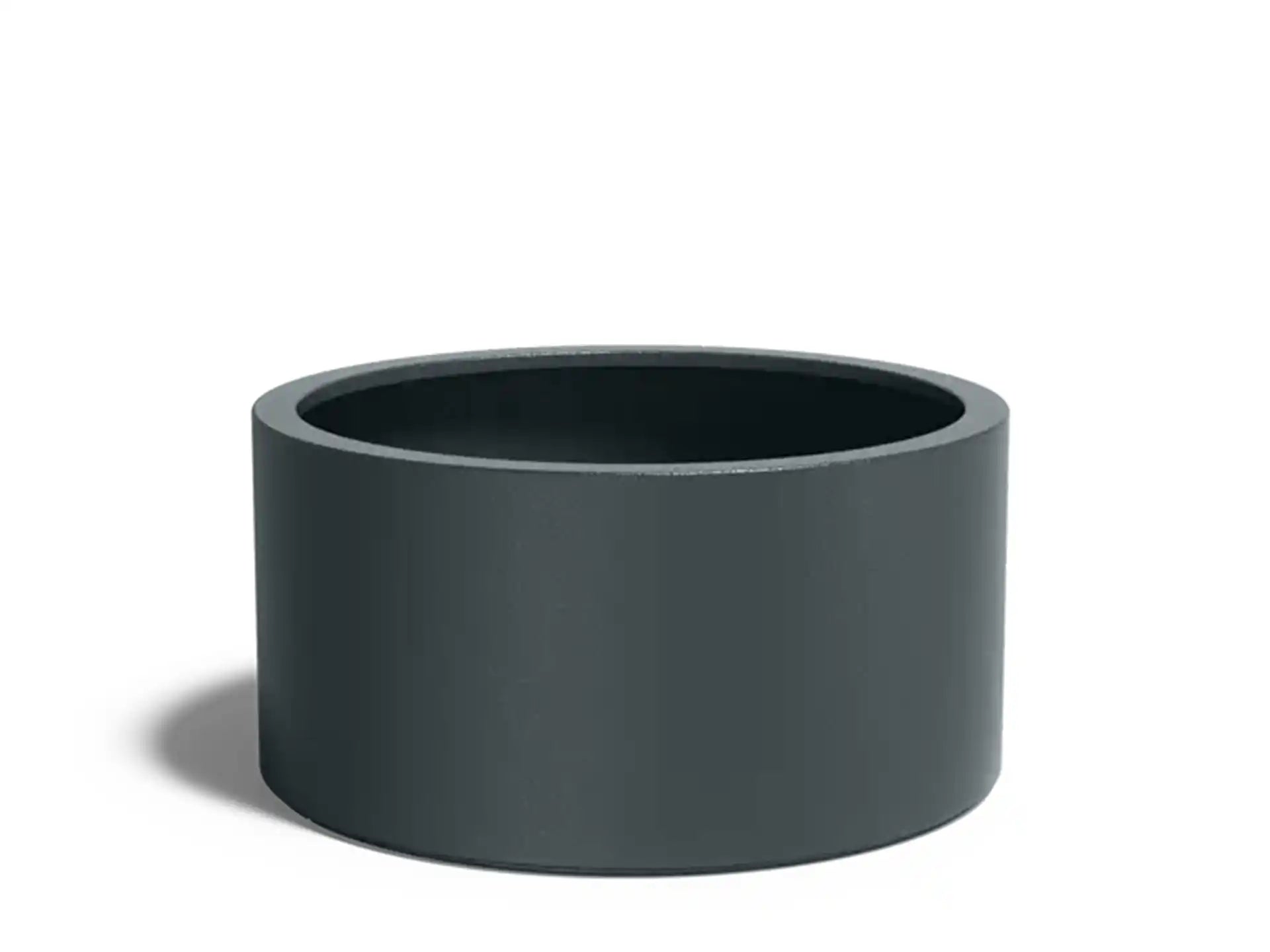 Adezz Circum Plantenbak Polyester Rond Recht 120 x 120 x 60 cm Antracietgrijs