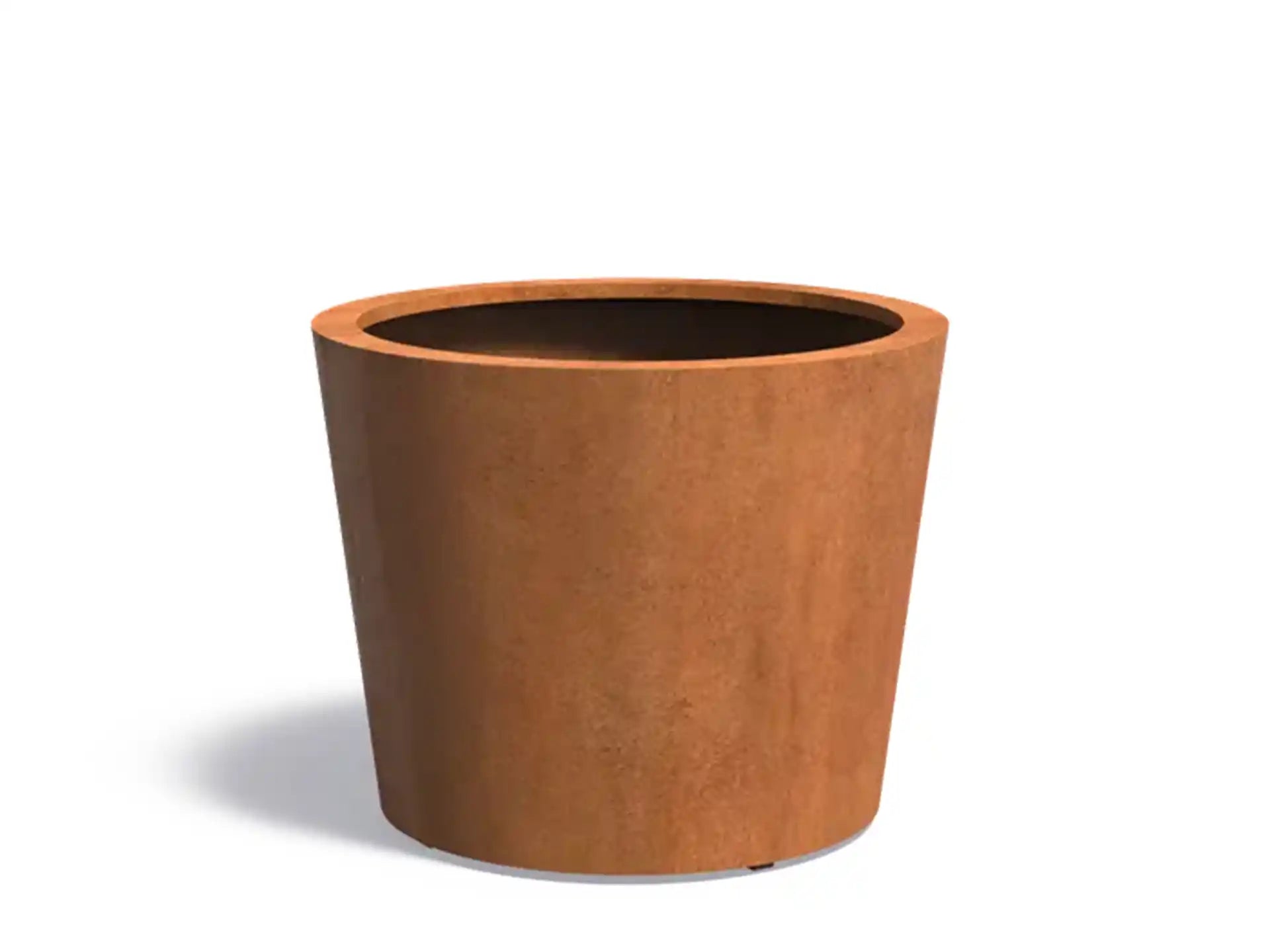 Adezz Conic Cortenstaal Plantenbak Schuin Rond 100 x 100 x 80 cm - met bodem