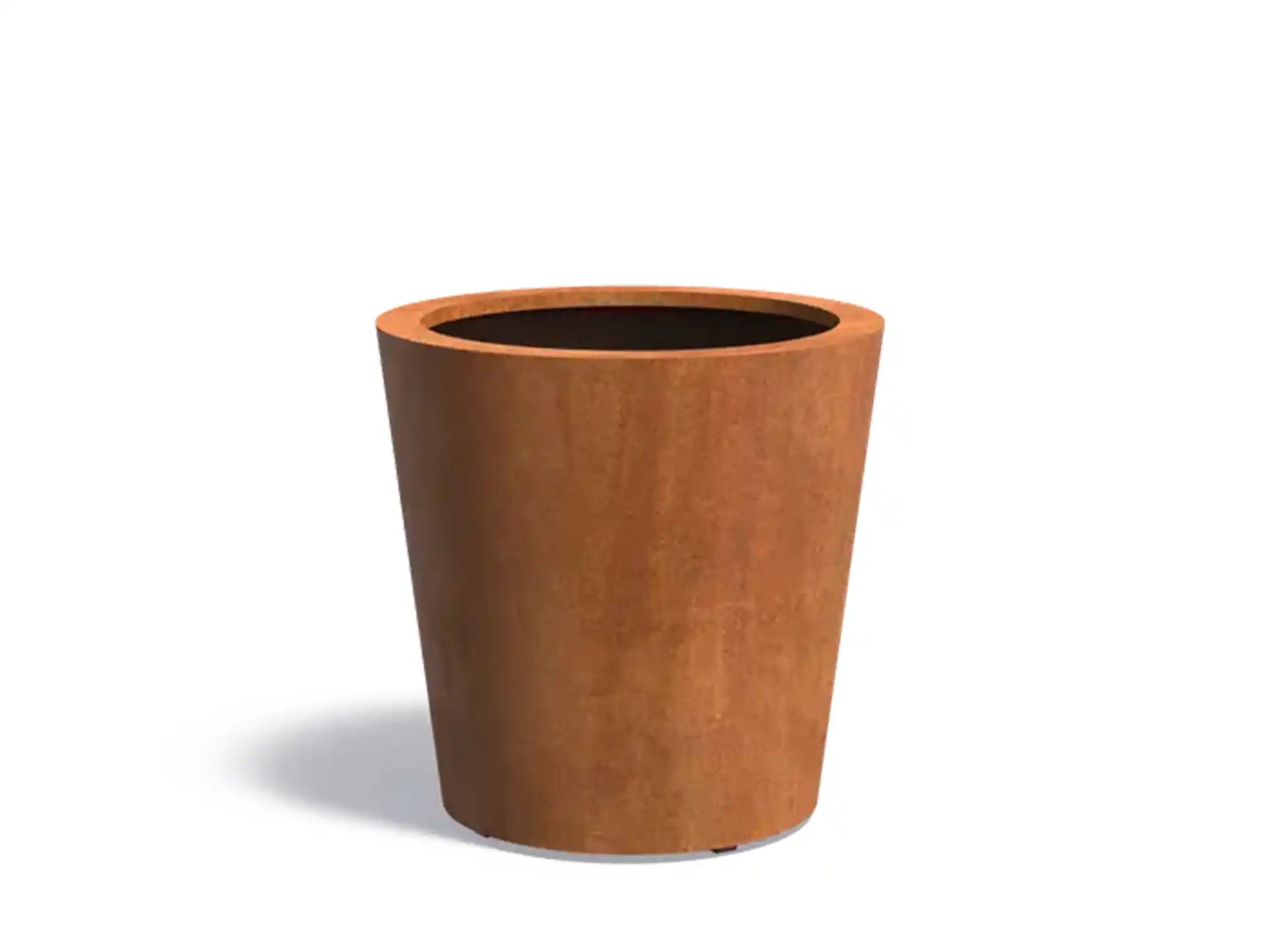 Adezz Conic Cortenstaal Plantenbak Schuin Rond 80 x 80 x 80 cm - met bodem