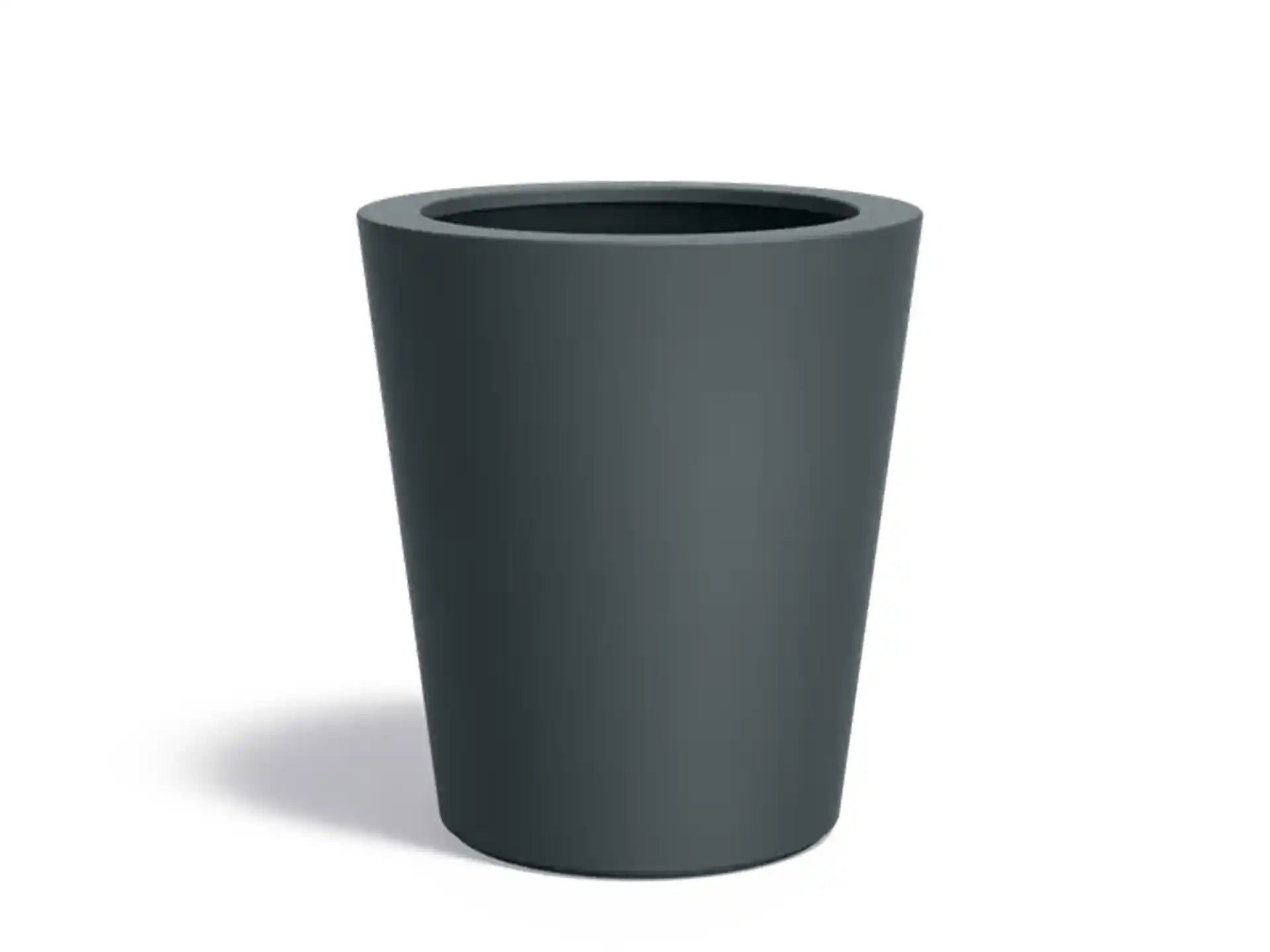 Adezz Conic Plantenbak Polyester Rond Schuin 89 x 89 x 100 cm Antracietgrijs