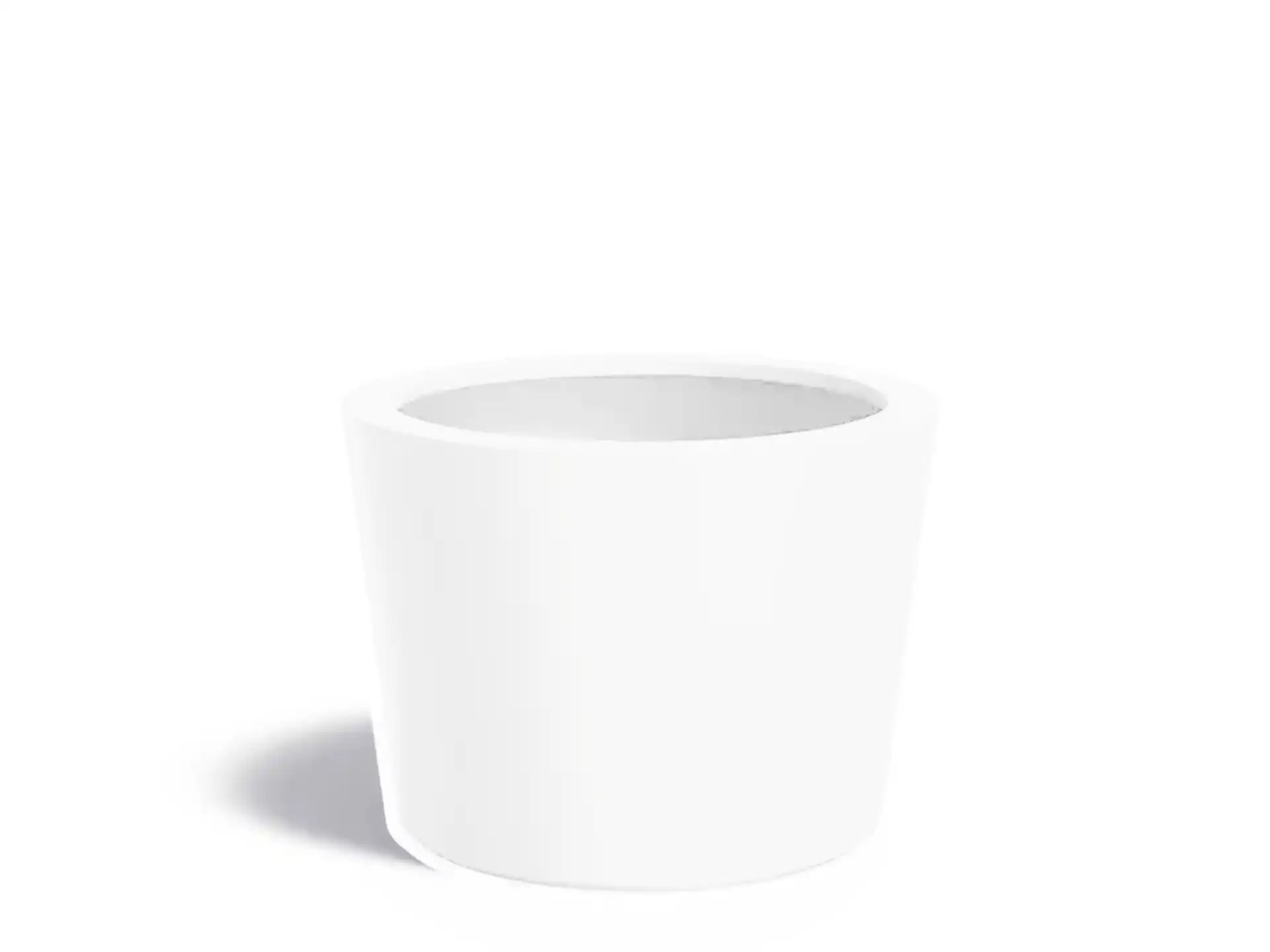 Adezz Conic Plantenbak Polyester Rond Schuin 95 x 95 x 70 cm Verkeerswit