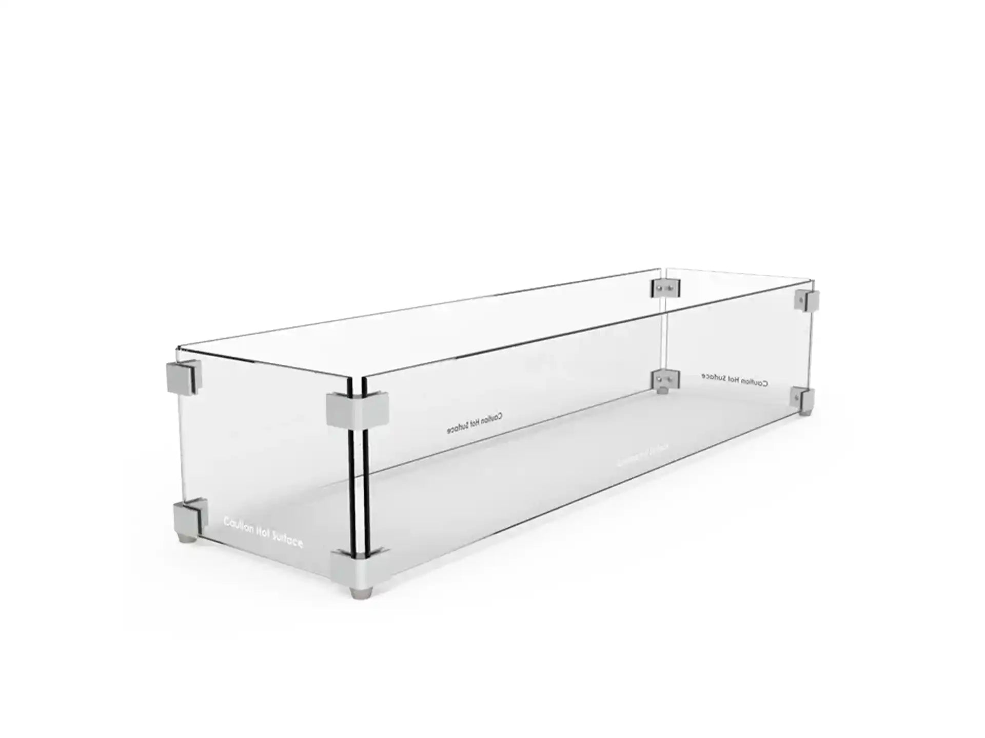 Adezz Forno Brann Glasombouw Rechthoek 80 x 20 x 18 cm | RVS