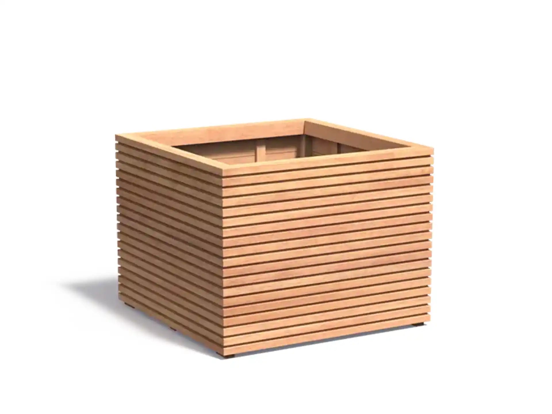 Adezz Malaga Rhombus Hardhout Plantenbak Vierkant 100 x 100 x 77 cm met bodem