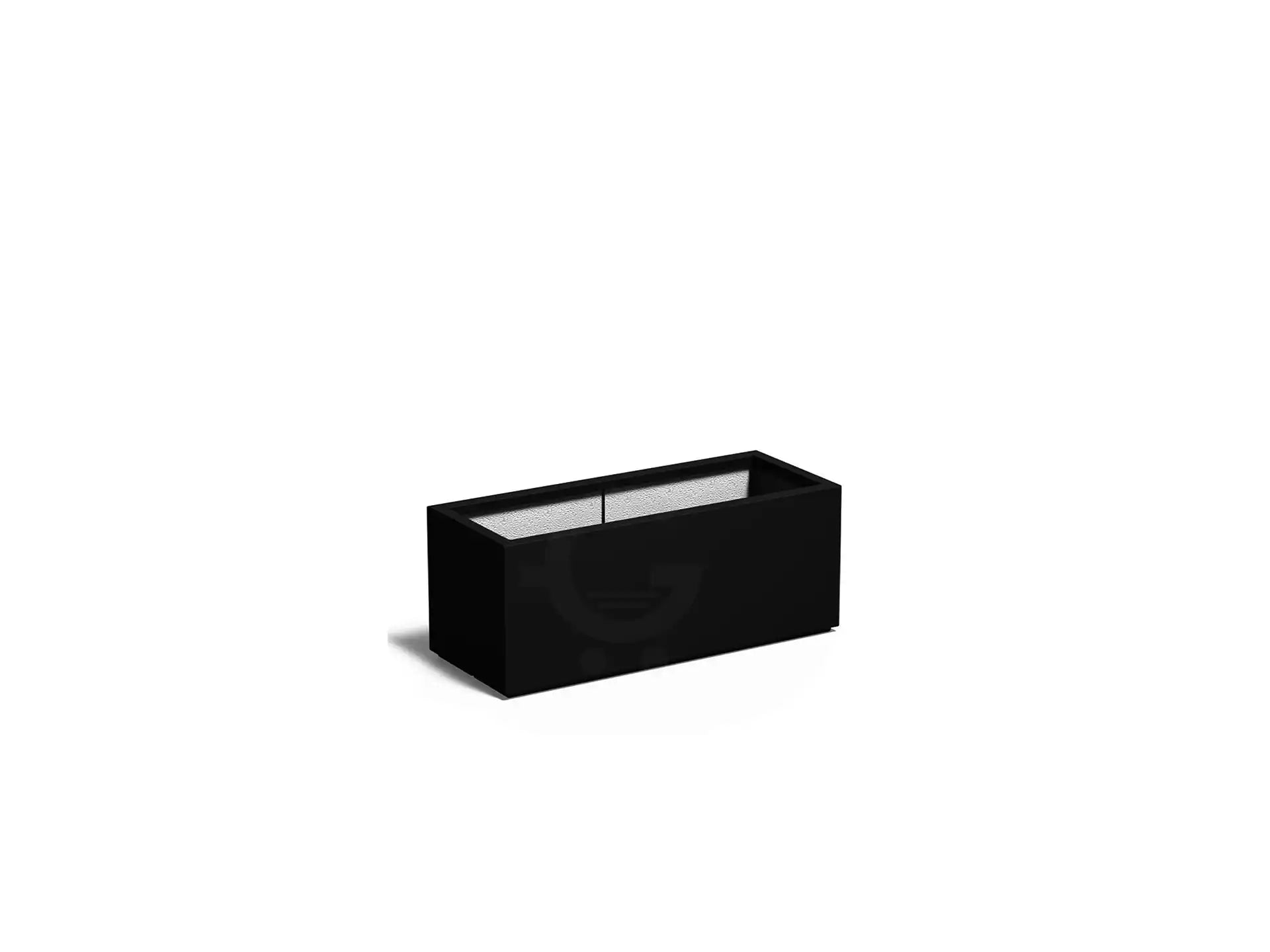 Adezz Carrez Plantenbak Polyester Rechthoek 100 x 40 x 40 cm Gitzwart