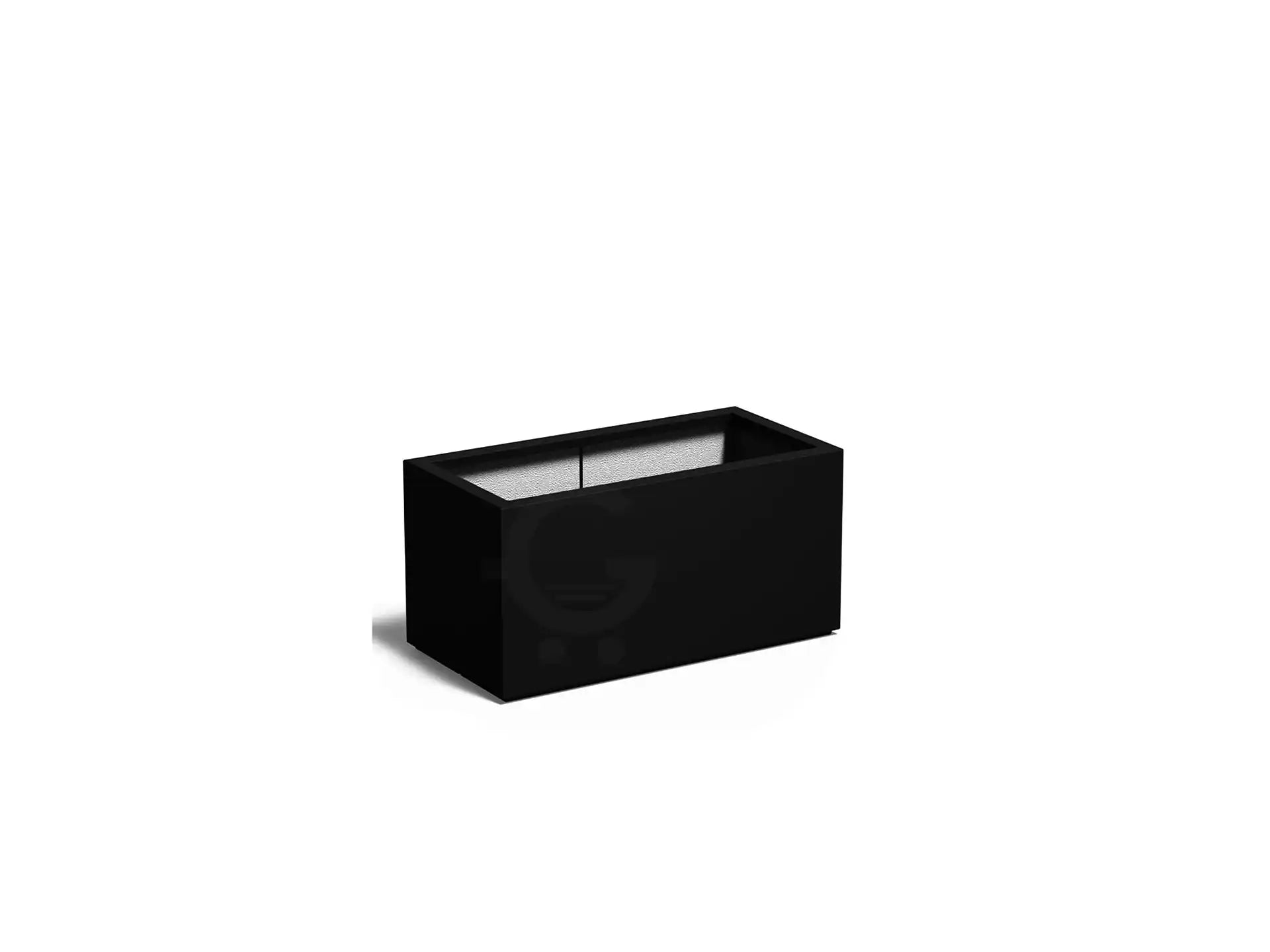 Adezz Carrez Plantenbak Polyester Rechthoek 100 x 50 x 50 cm Gitzwart