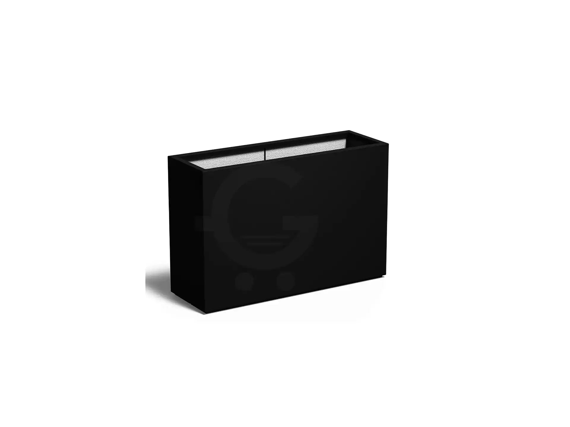 Adezz Carrez Plantenbak Polyester Rechthoek 120 x 40 x 80 cm Gitzwart