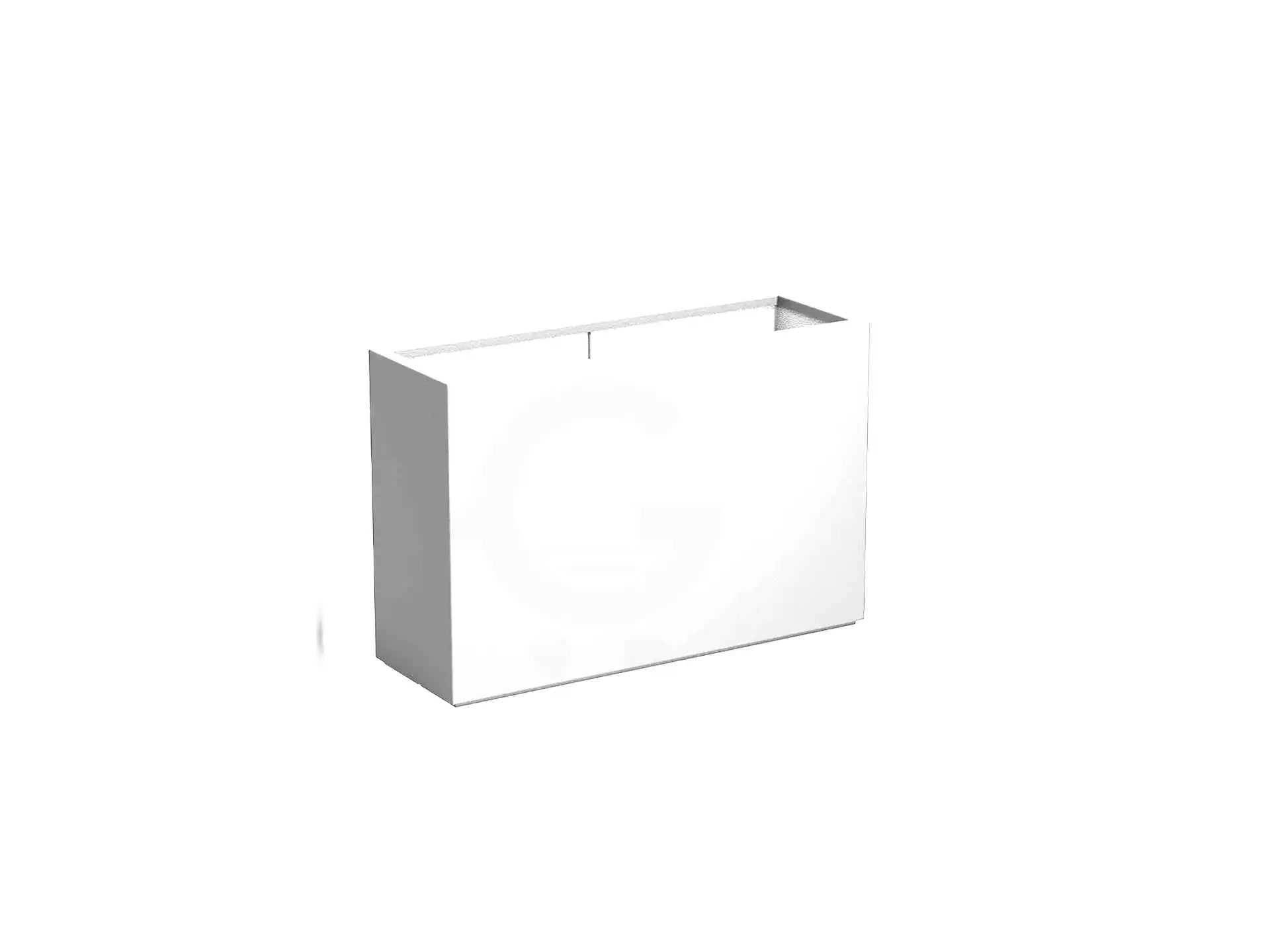 Adezz Carrez Plantenbak Polyester Rechthoek 120 x 40 x 80 cm Verkeerswit