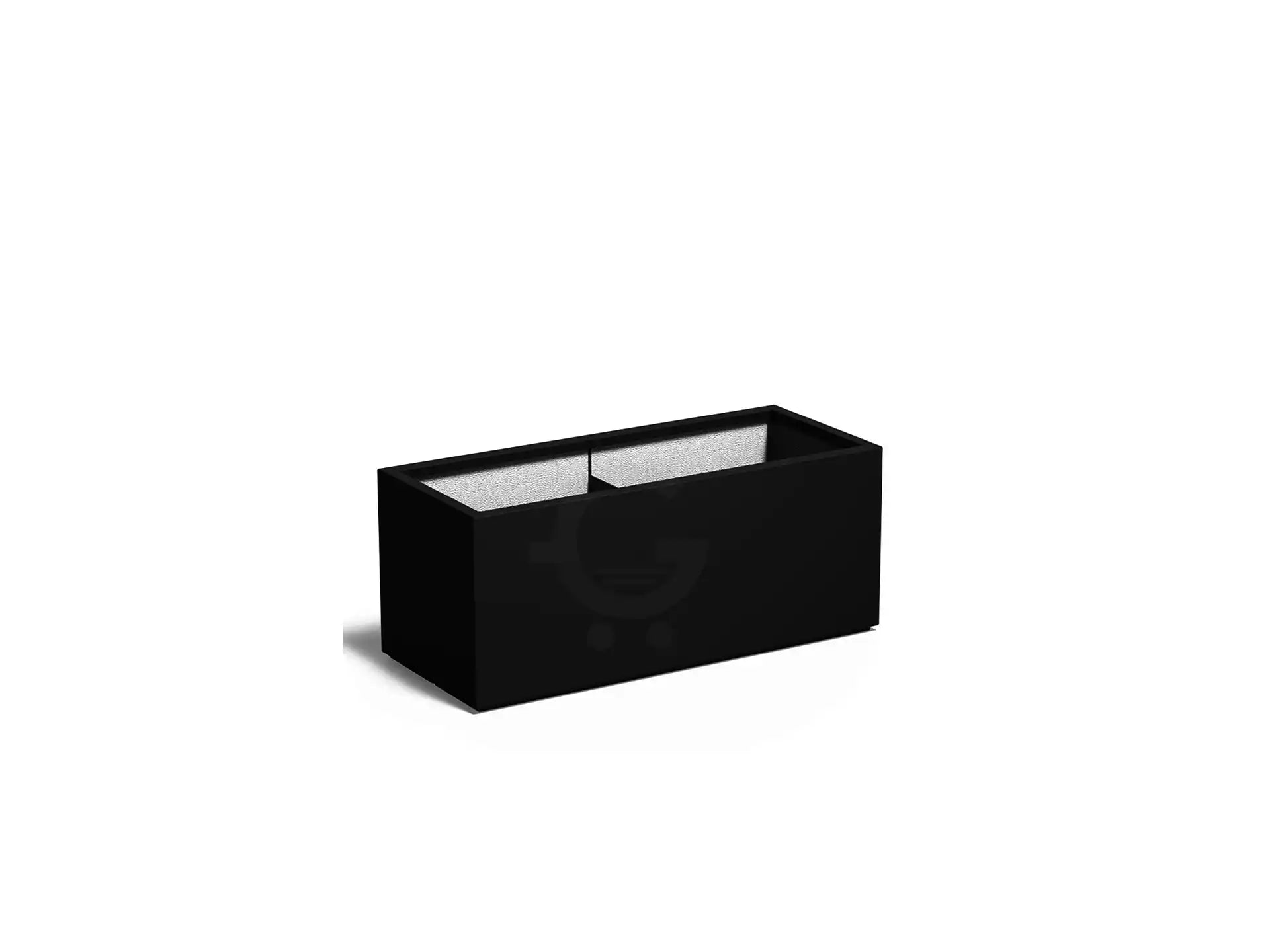 Adezz Carrez Plantenbak Polyester Rechthoek 120 x 50 x 50 cm Gitzwart