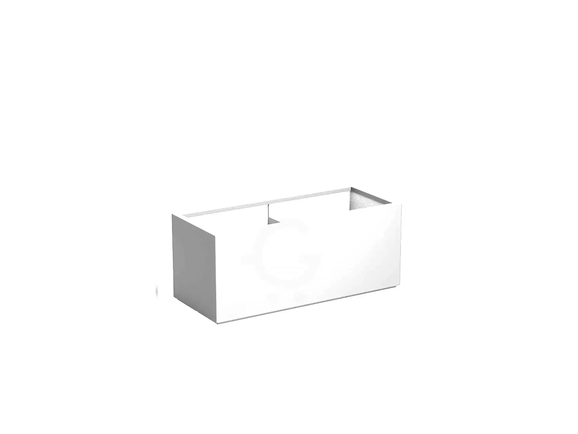 Adezz Carrez Plantenbak Polyester Rechthoek 120 x 50 x 50 cm Verkeerswit