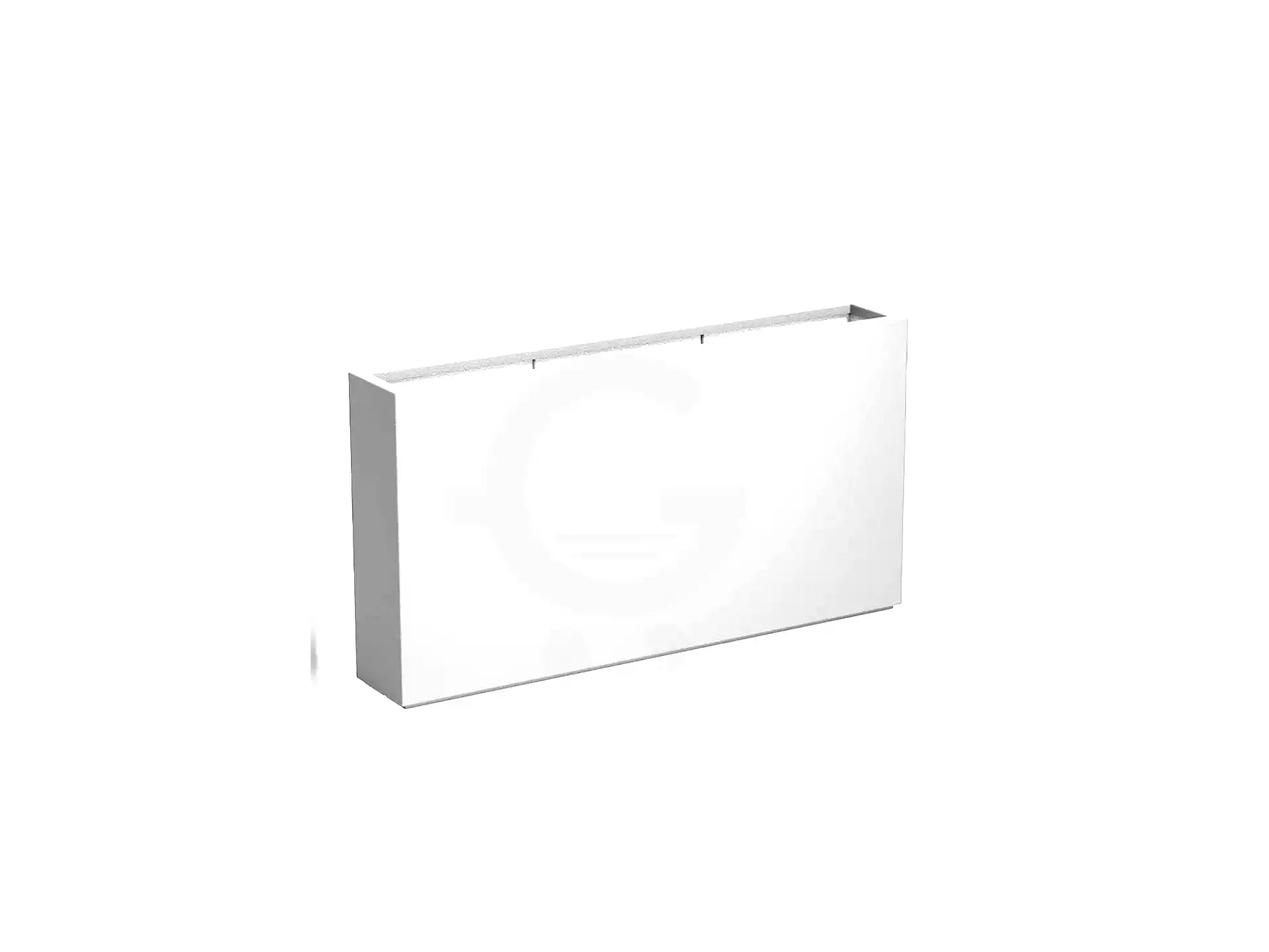 Adezz Carrez Plantenbak Polyester Rechthoek 150 x 25 x 80 cm Verkeerswit