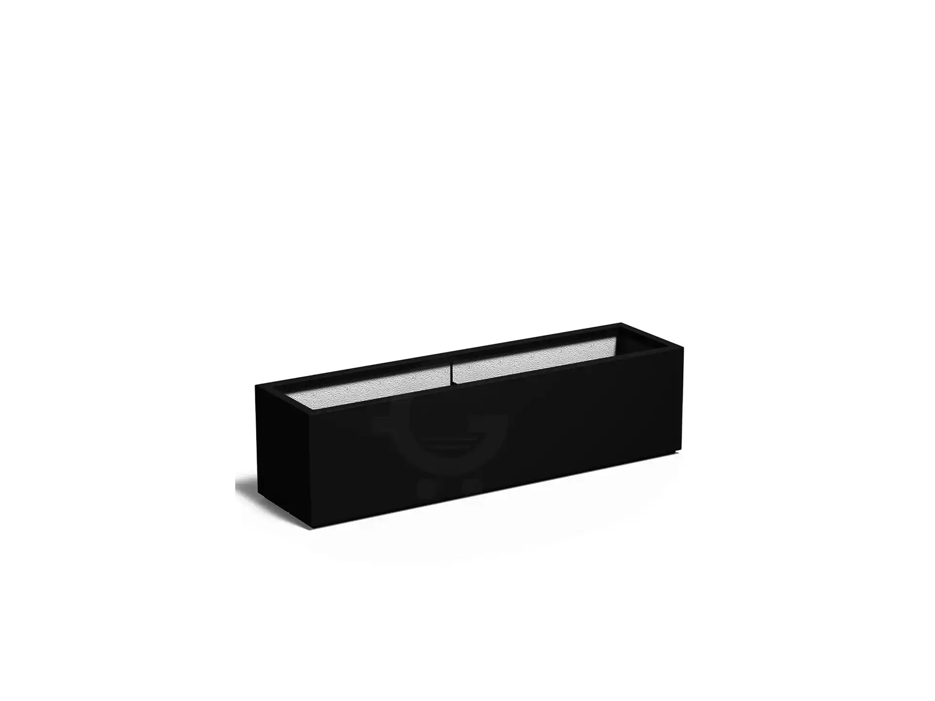 Adezz Carrez Plantenbak Polyester Rechthoek 150 x 40 x 40 cm Gitzwart