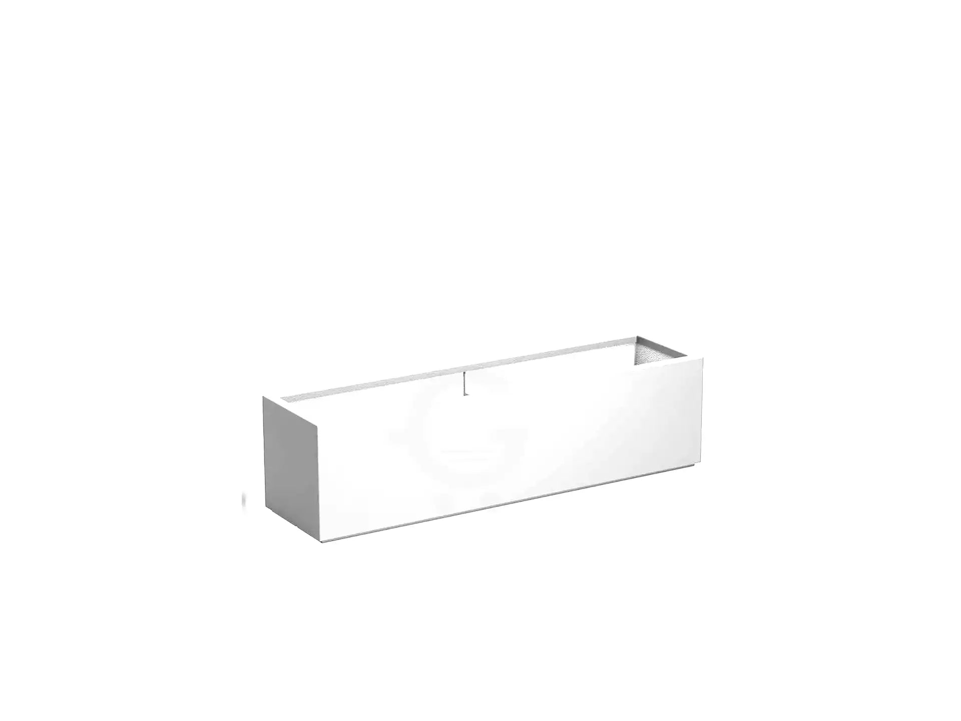 Adezz Carrez Plantenbak Polyester Rechthoek 150 x 40 x 40 cm Verkeerswit