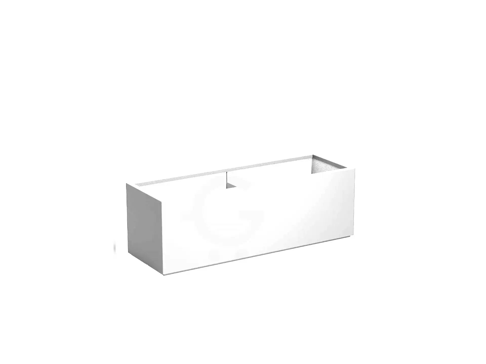 Adezz Carrez Plantenbak Polyester Rechthoek 150 x 50 x 50 cm Verkeerswit