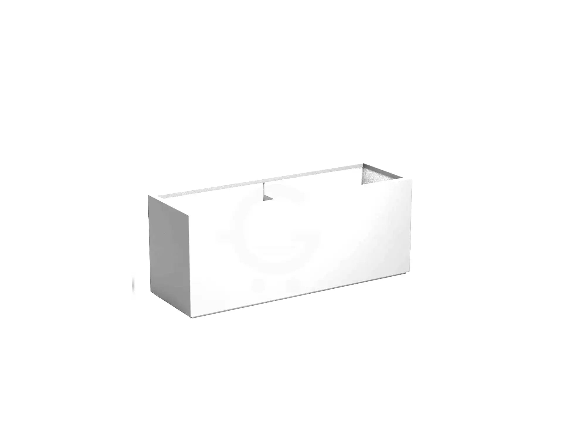 Adezz Carrez Plantenbak Polyester Rechthoek 150 x 50 x 60 cm Verkeerswit