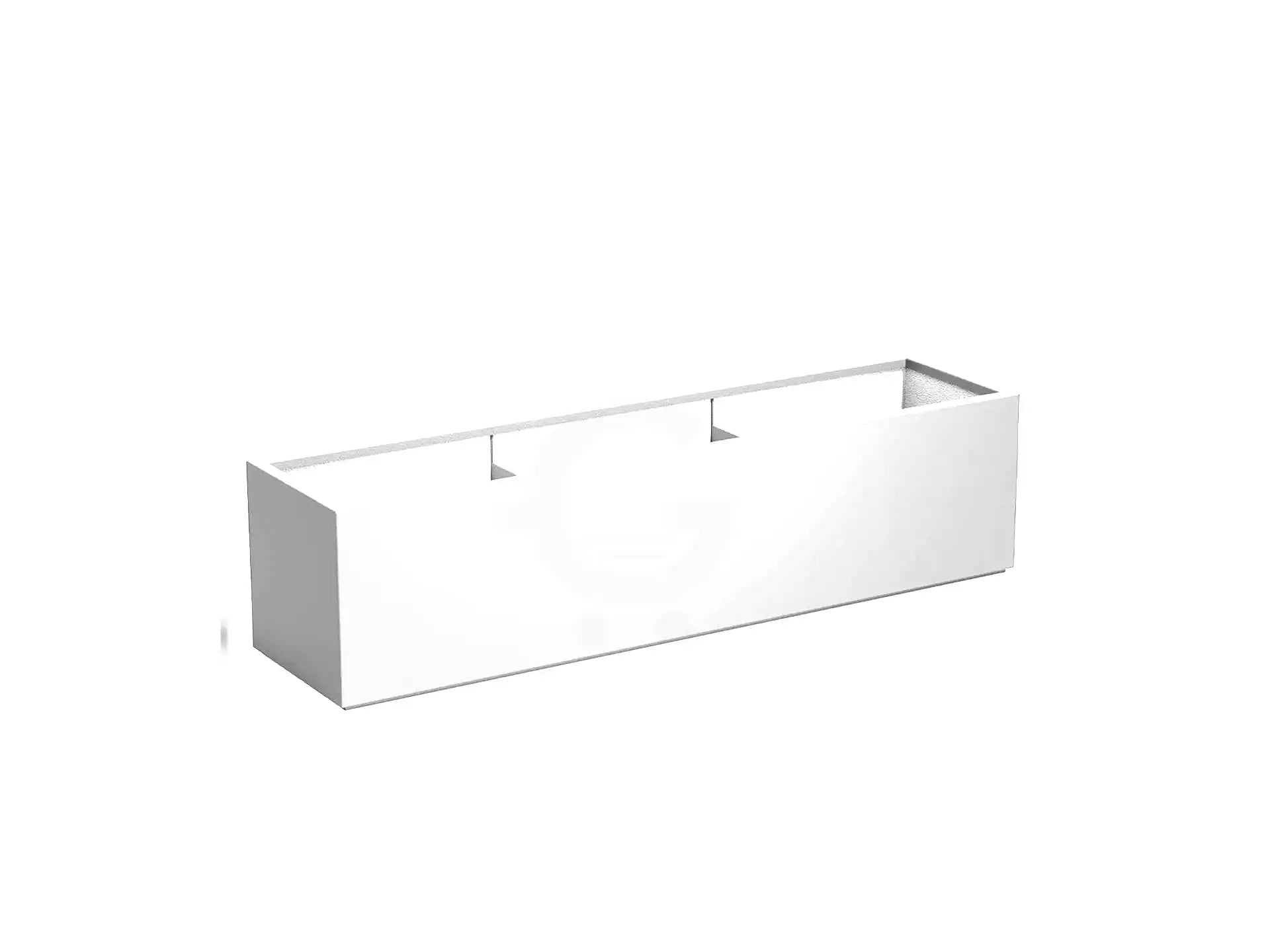 Adezz Carrez Plantenbak Polyester Rechthoek 200 x 50 x 50 cm Verkeerswit