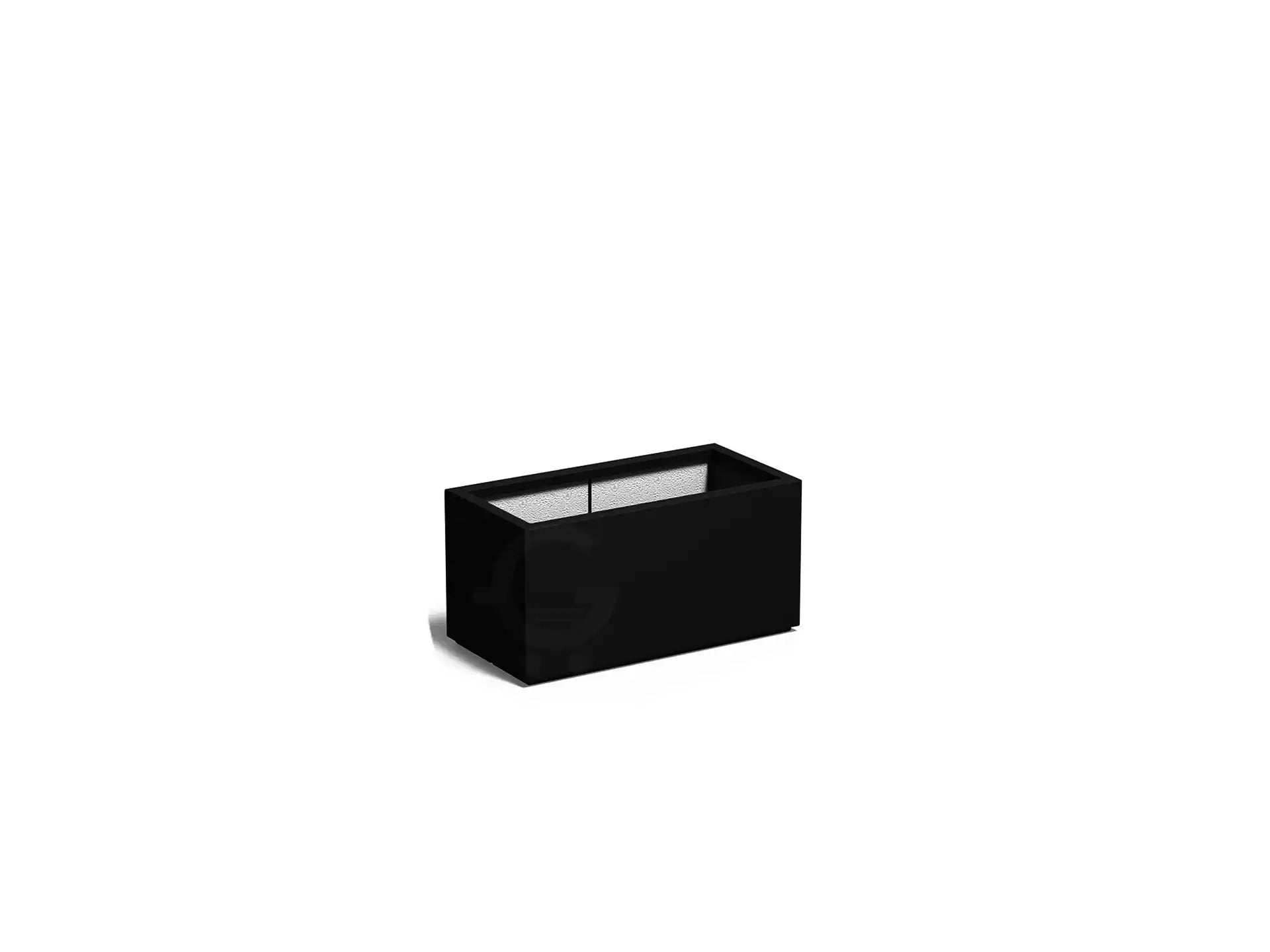 Adezz Carrez Plantenbak Polyester Rechthoek 80 x 40 x 40 cm Gitzwart