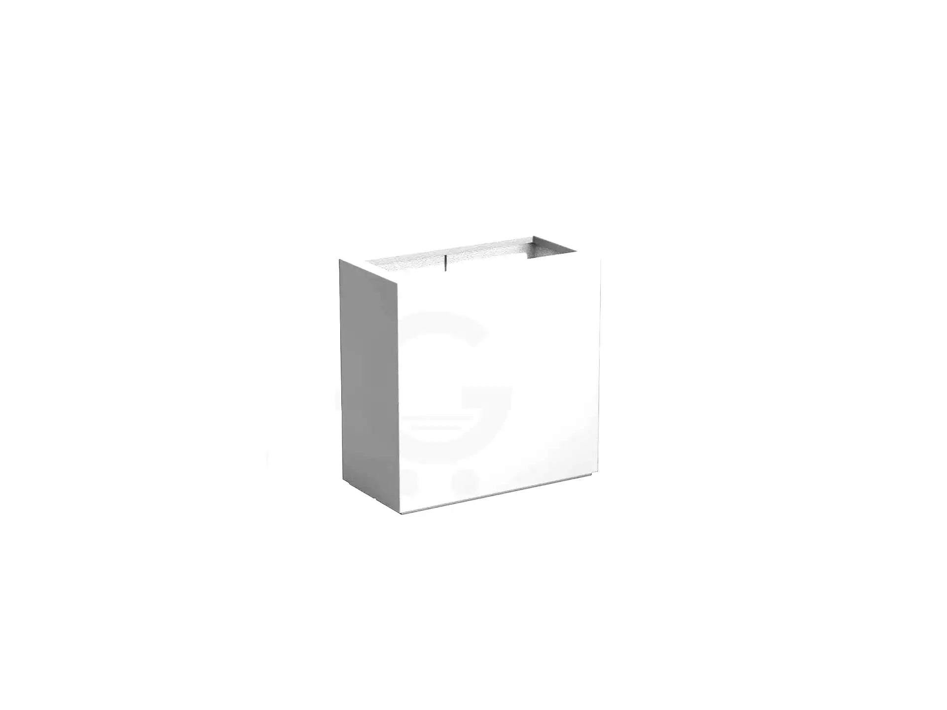 Adezz Carrez Plantenbak Polyester Rechthoek 80 x 40 x 80 Verkeerswit