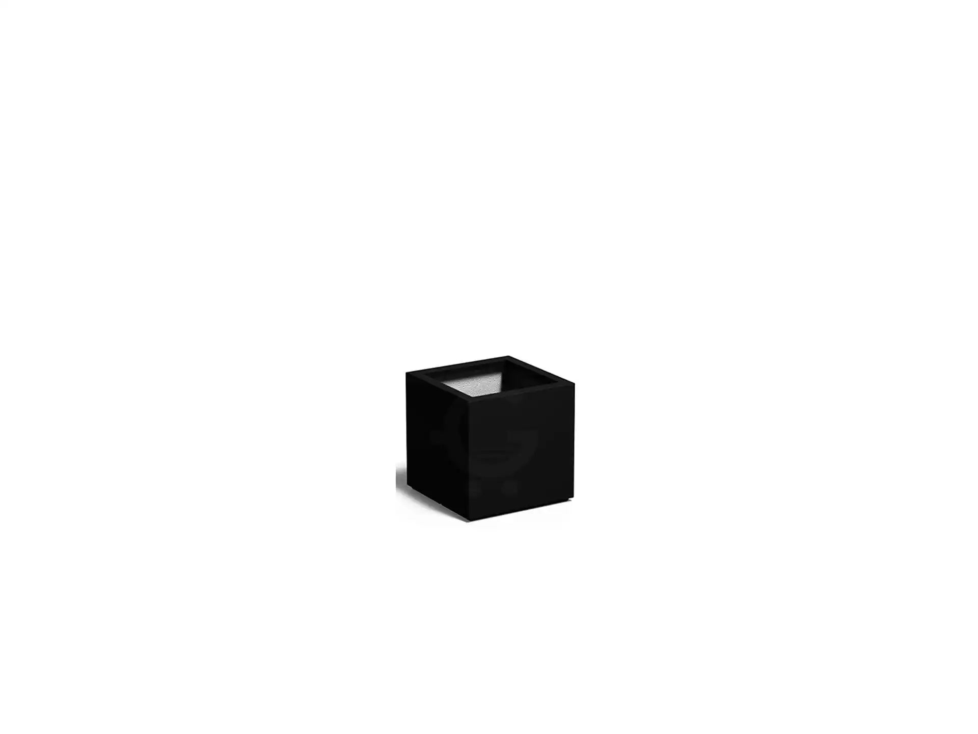 Adezz Carrez Plantenbak Polyester Vierkant 40 x 40 x 40 cm Gitzwart