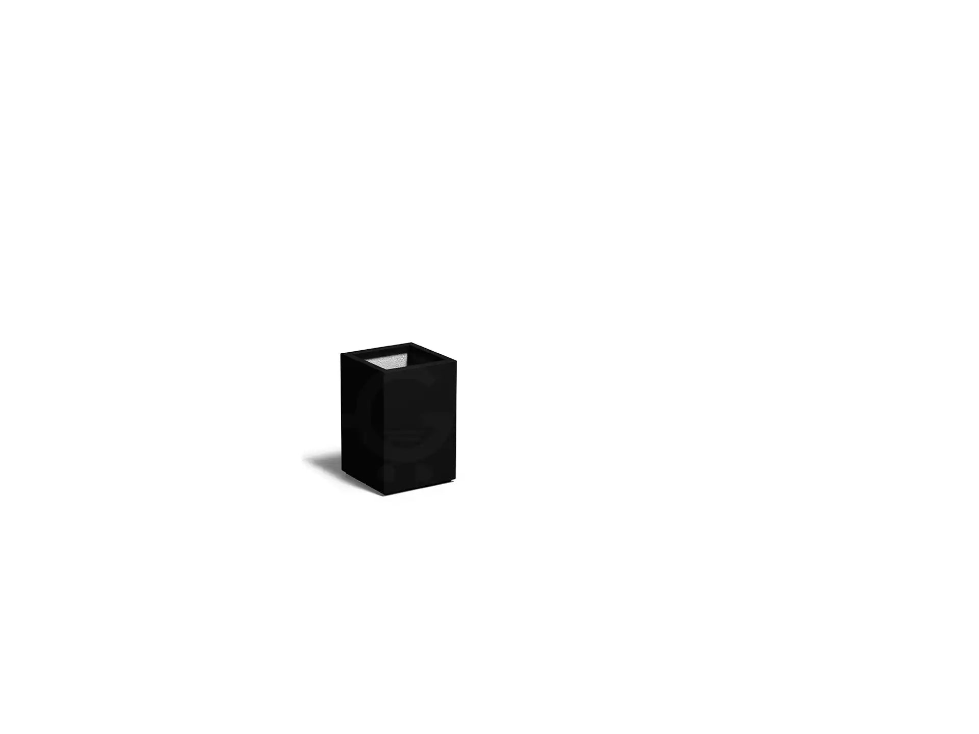 Adezz Carrez Plantenbak Polyester Vierkant 40 x 40 x 60 cm Gitzwart