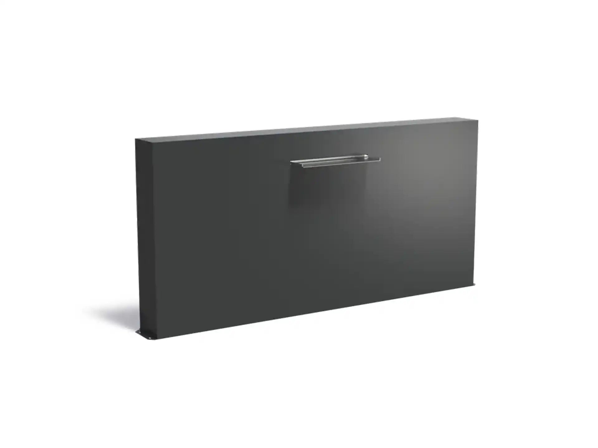 Adezz Vijvermuur Vrijstaand Aluminium 250 x 25 x 120 cm met waterval en pomp