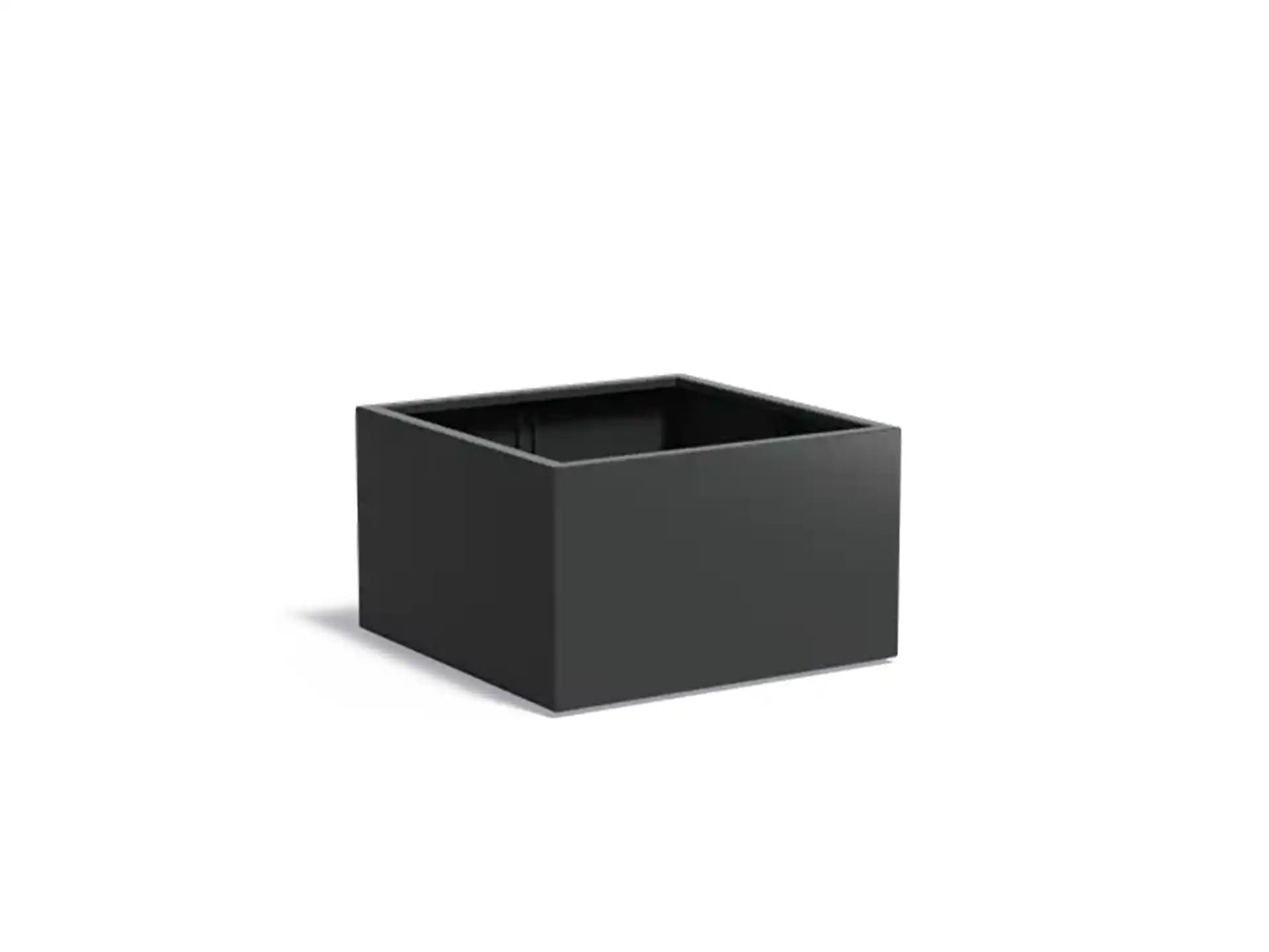 Adezz Carrez Aluminium Plantenbak Vierkant 100 x 100 x 60 cm Zwartgrijs