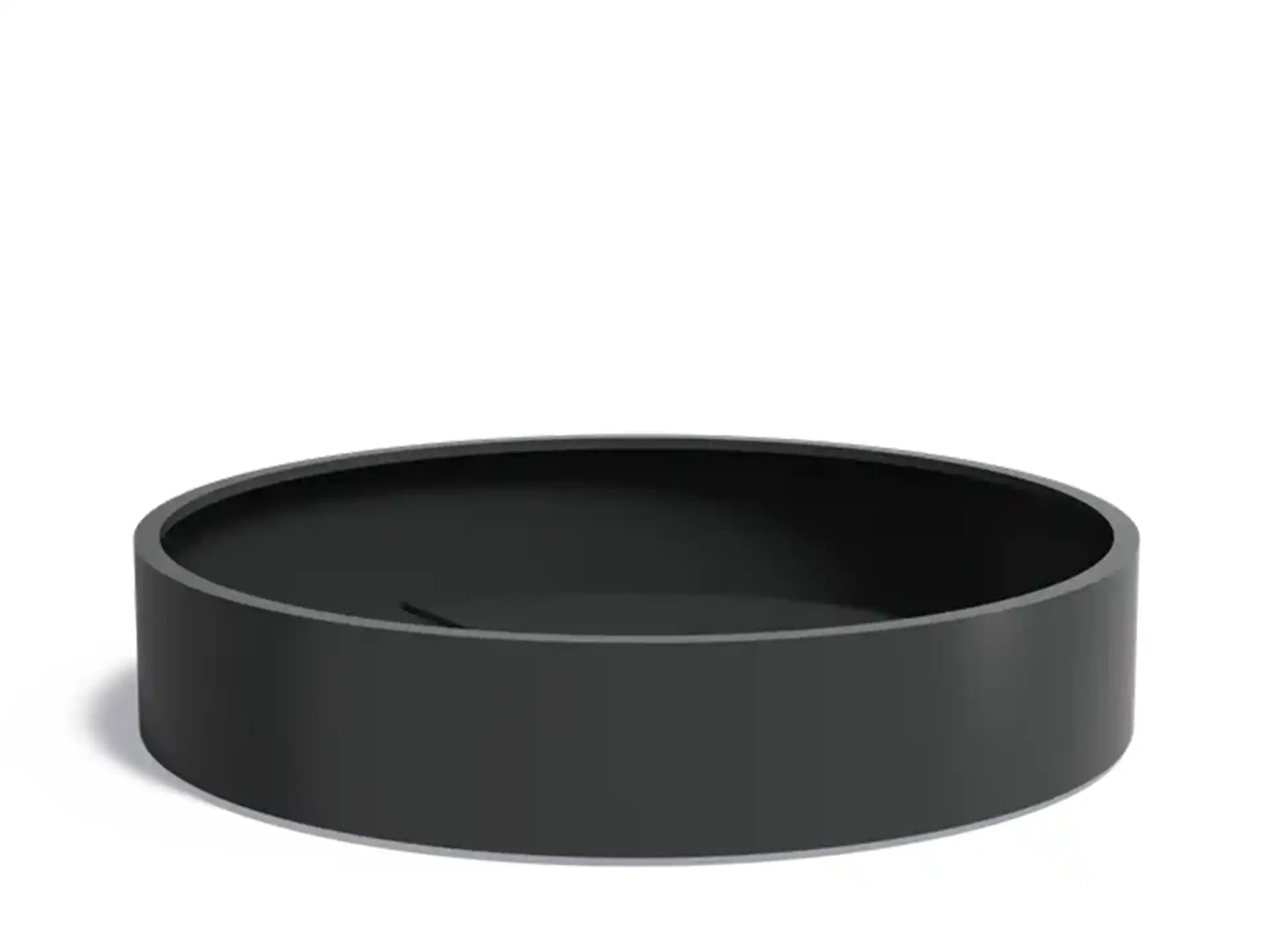 Adezz Circum Aluminium Plantenbak Rond 200 x 200 x 40 cm Zwartgrijs