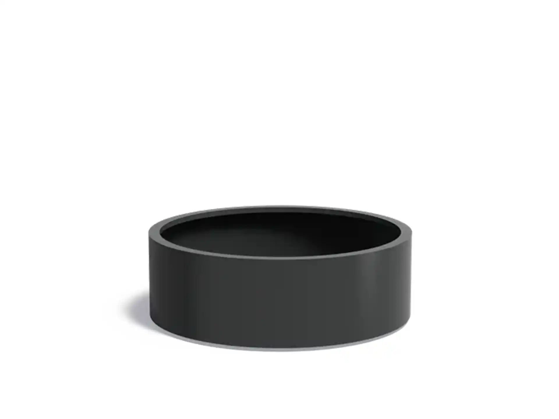 Adezz Circum Aluminium Plantenbak Rond 120 x 120 x 40 cm Zwartgrijs