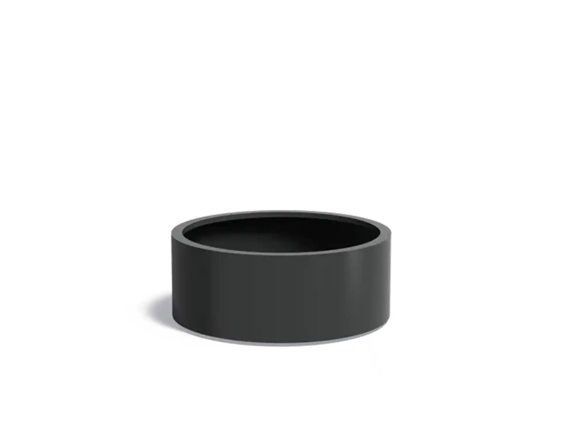 Adezz Circum Aluminium Plantenbak Rond 100 x 100 x 40 cm Zwartgrijs