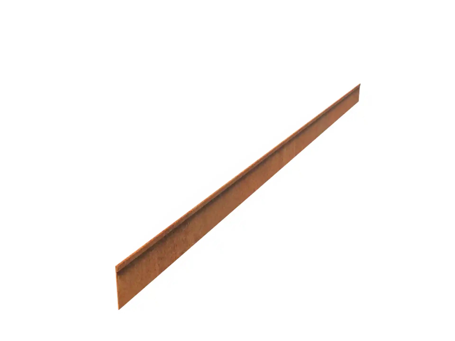 Adezz Kantopsluiting cortenstaal geplet 230 x 0,2 x 10 cm - 5 stuks