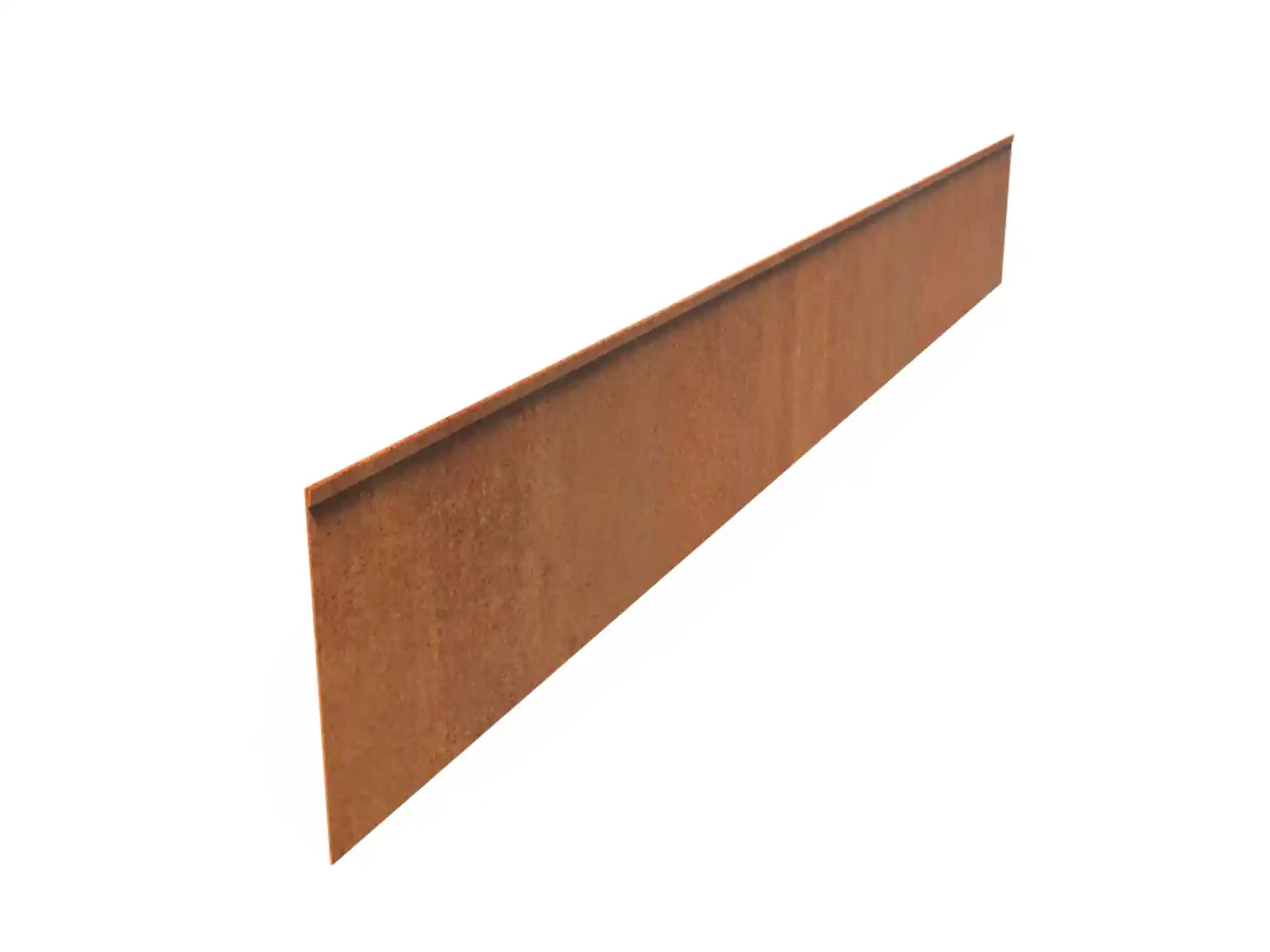 Adezz Kantopsluiting cortenstaal geplet 230 x 0,3 x 29 cm - 5 stuks