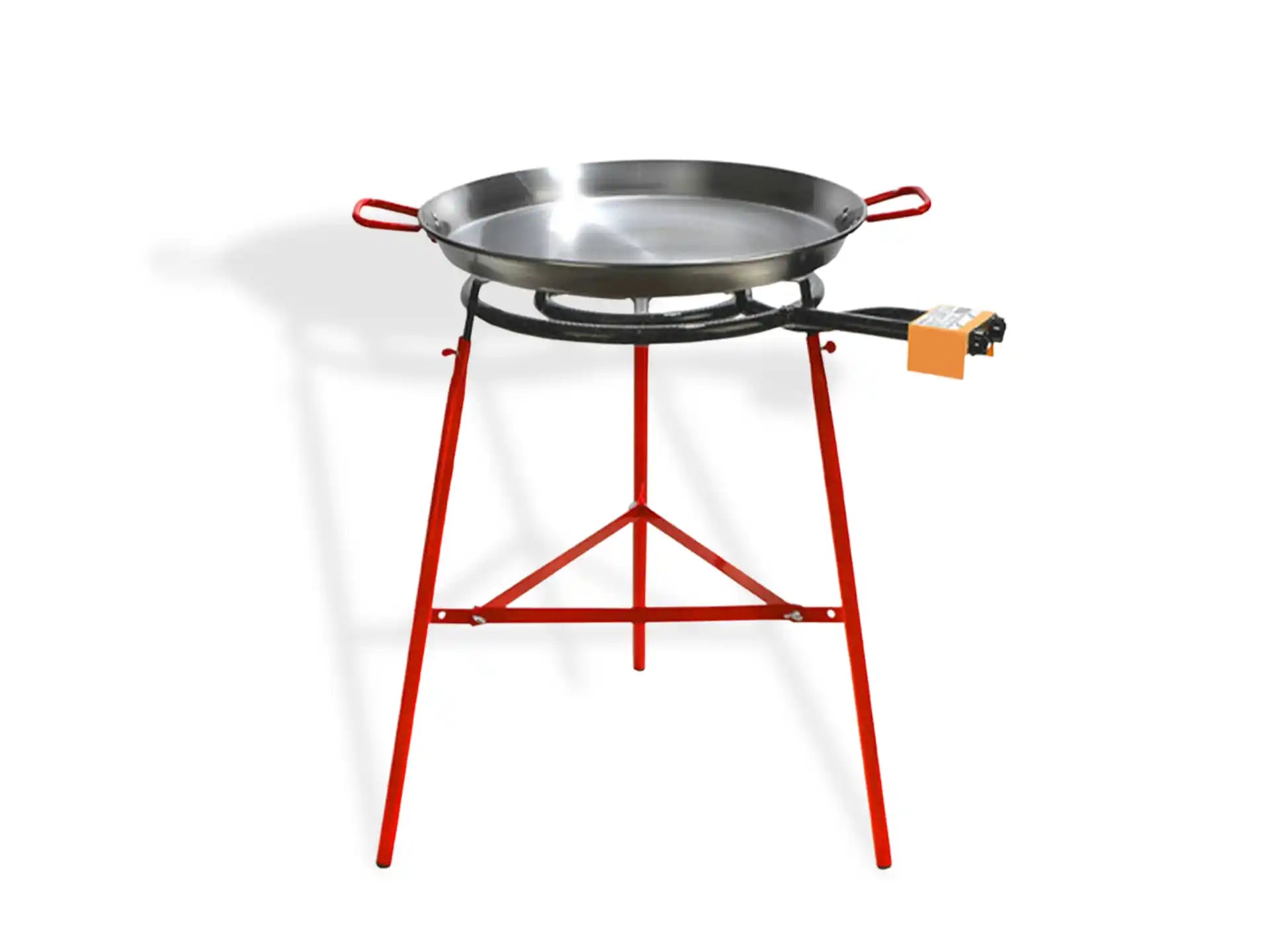 Garcima - COMPLETE SET - Paella Brander 60 cm incl Standaard - Stalen Paella Pan 70 cm - Ibiza